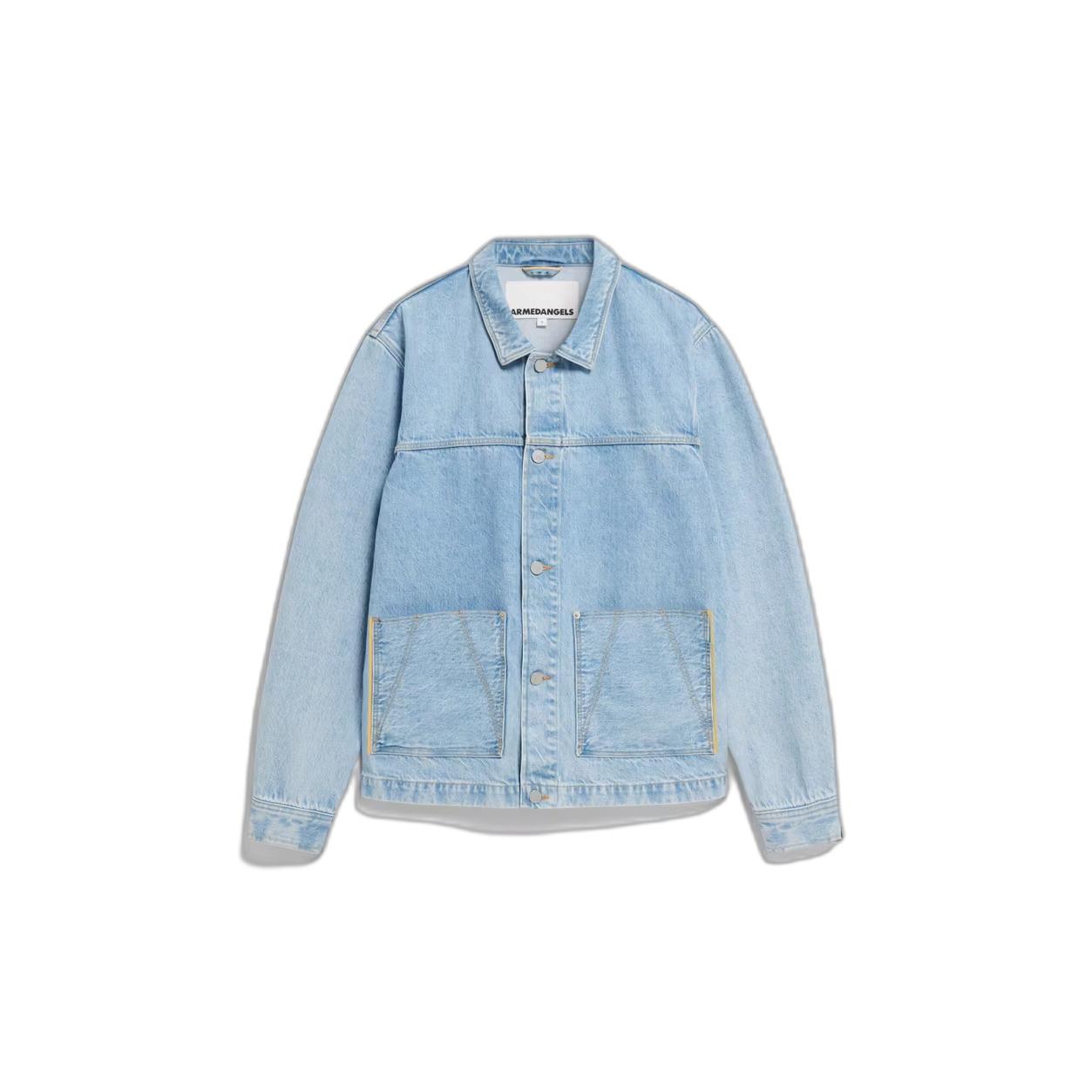 4255715695836 - Regular Fit Jeanshemdjacke mit aufgesetzten Taschen