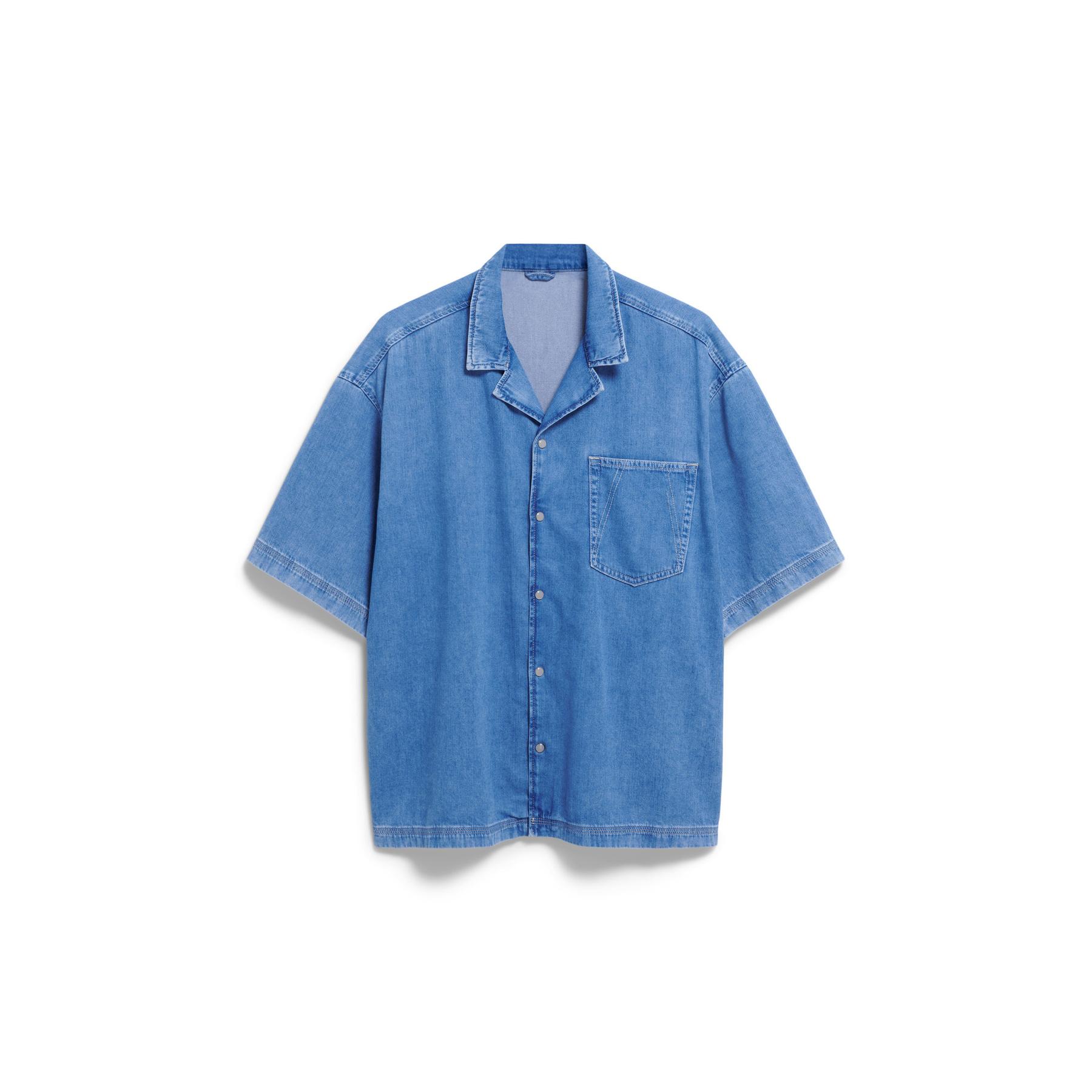 4255808118747 - Oversized Jeanshemd aus Baumwoll-Lyocell-Mix