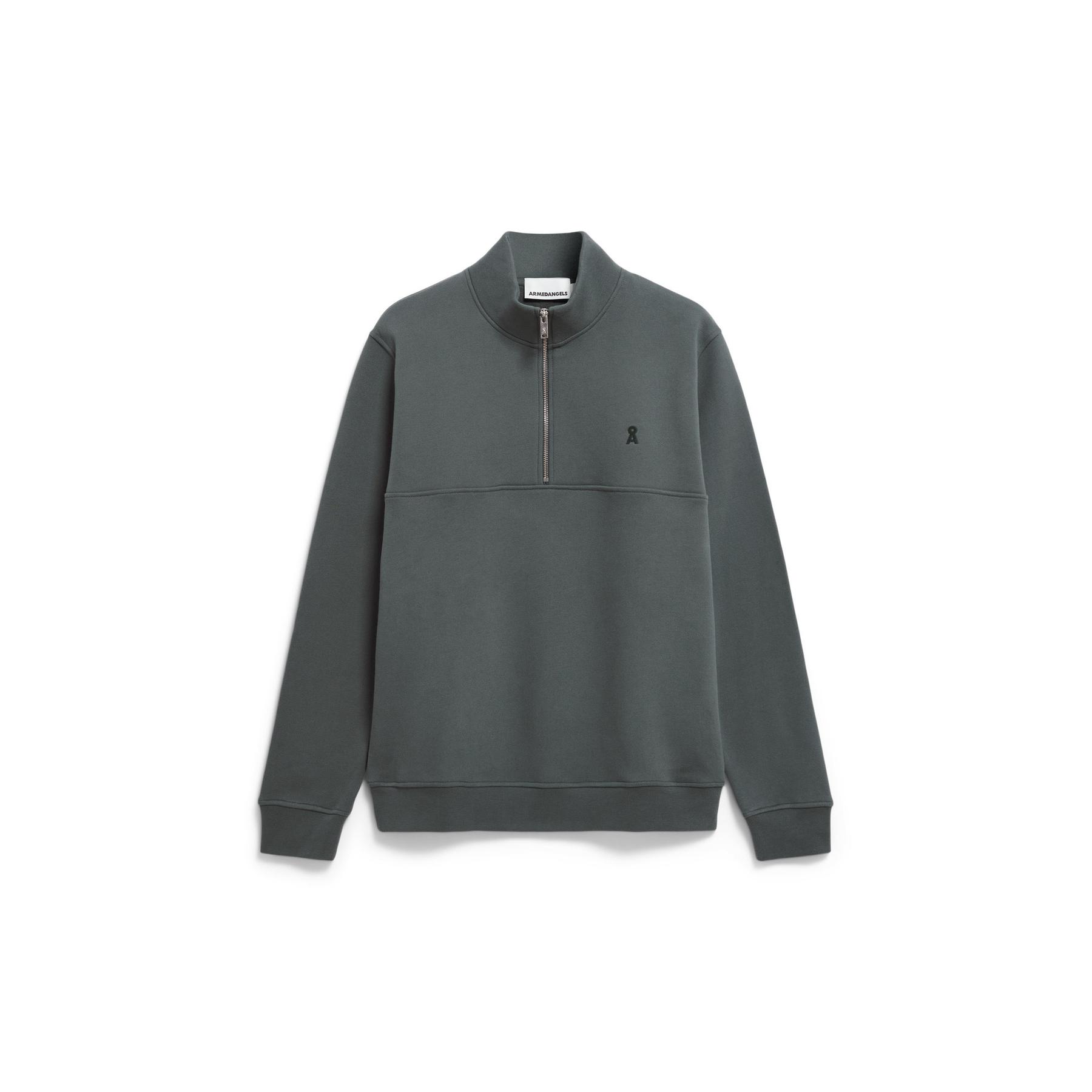 4255808136178 - Regular Fit Troyer aus reiner Baumwolle WAARLO FLEECE