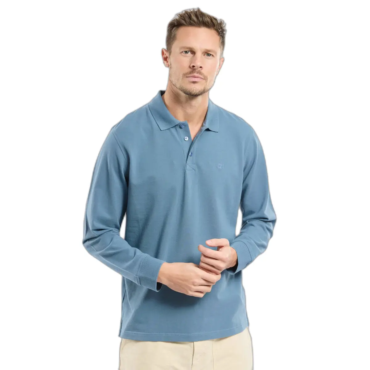 3667126460933 - Polo mit langen Ärmeln aus schwerem Piqué Armor-Lux