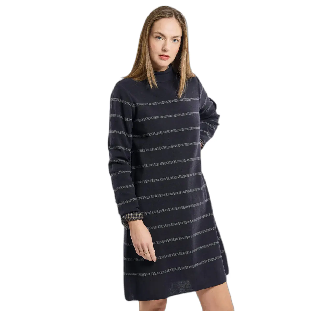 3667126427035 - Damen Strickkleid mit Stehkragen Armor-Lux