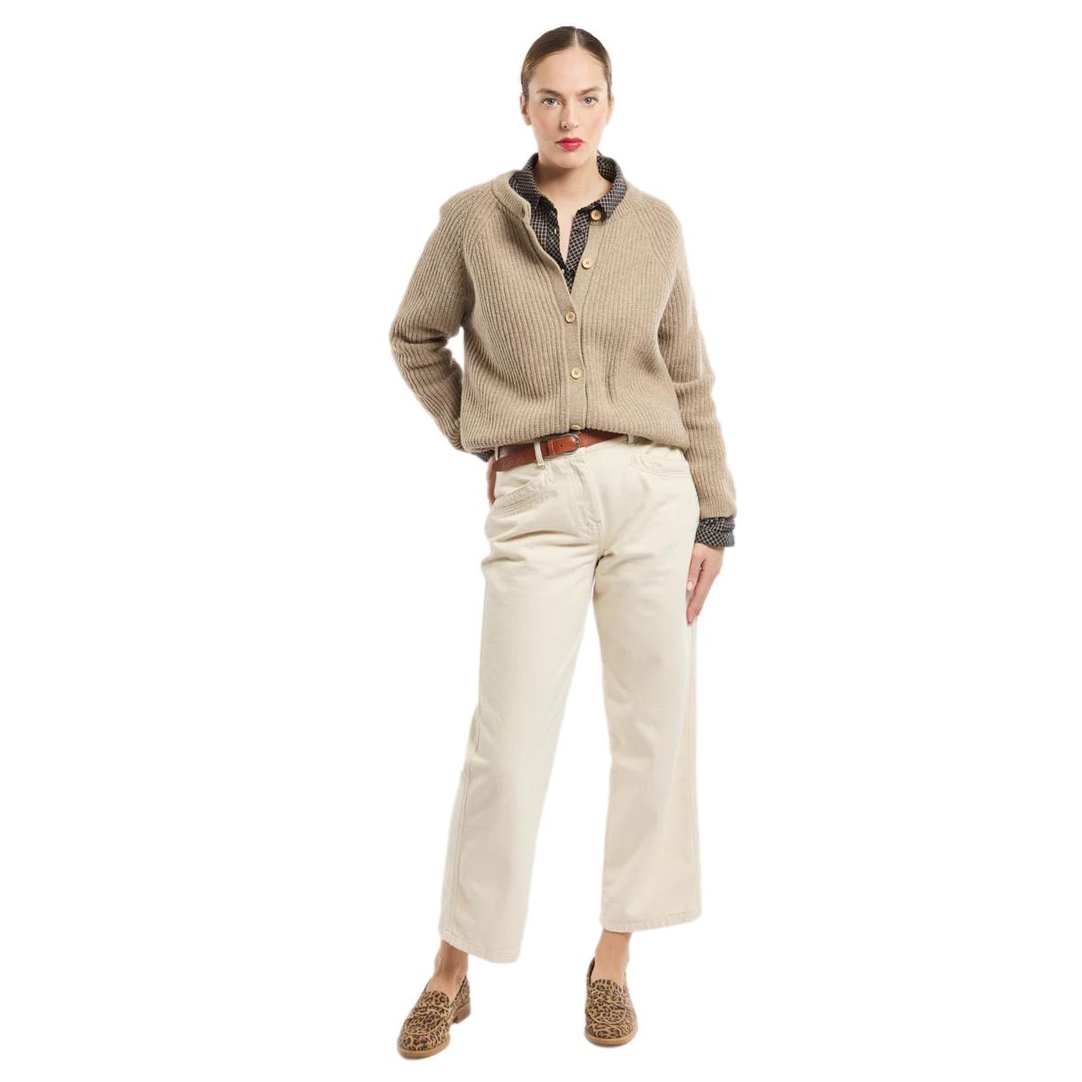 Cardigan con bottoni da donna