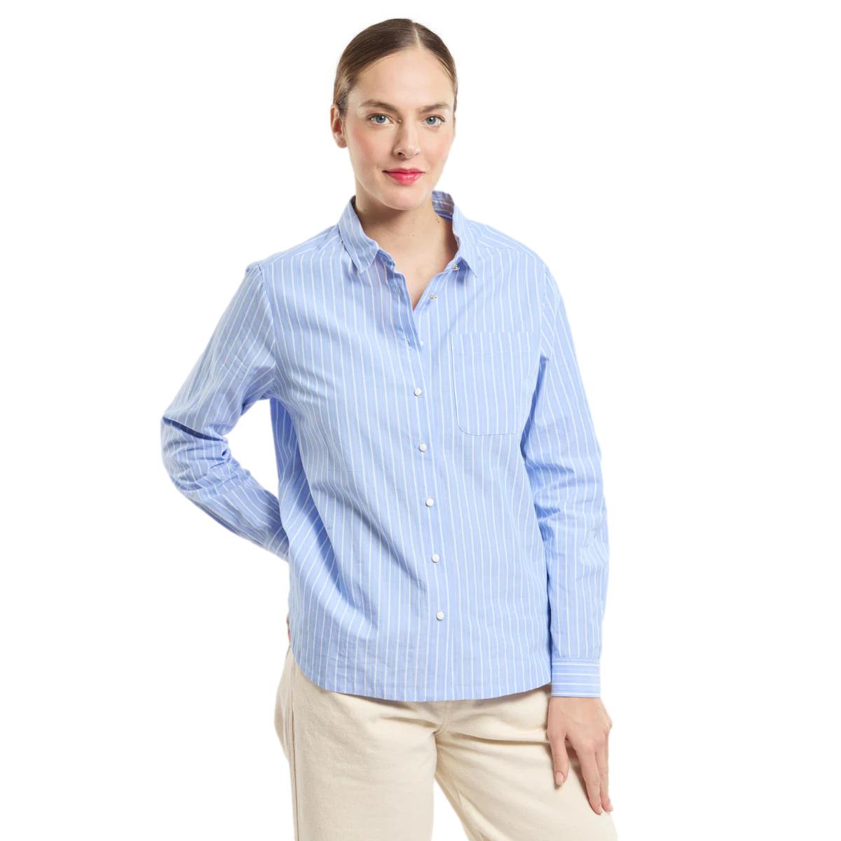 3667126500653 - Gestreifte Langarmbluse Damen Armor-Lux