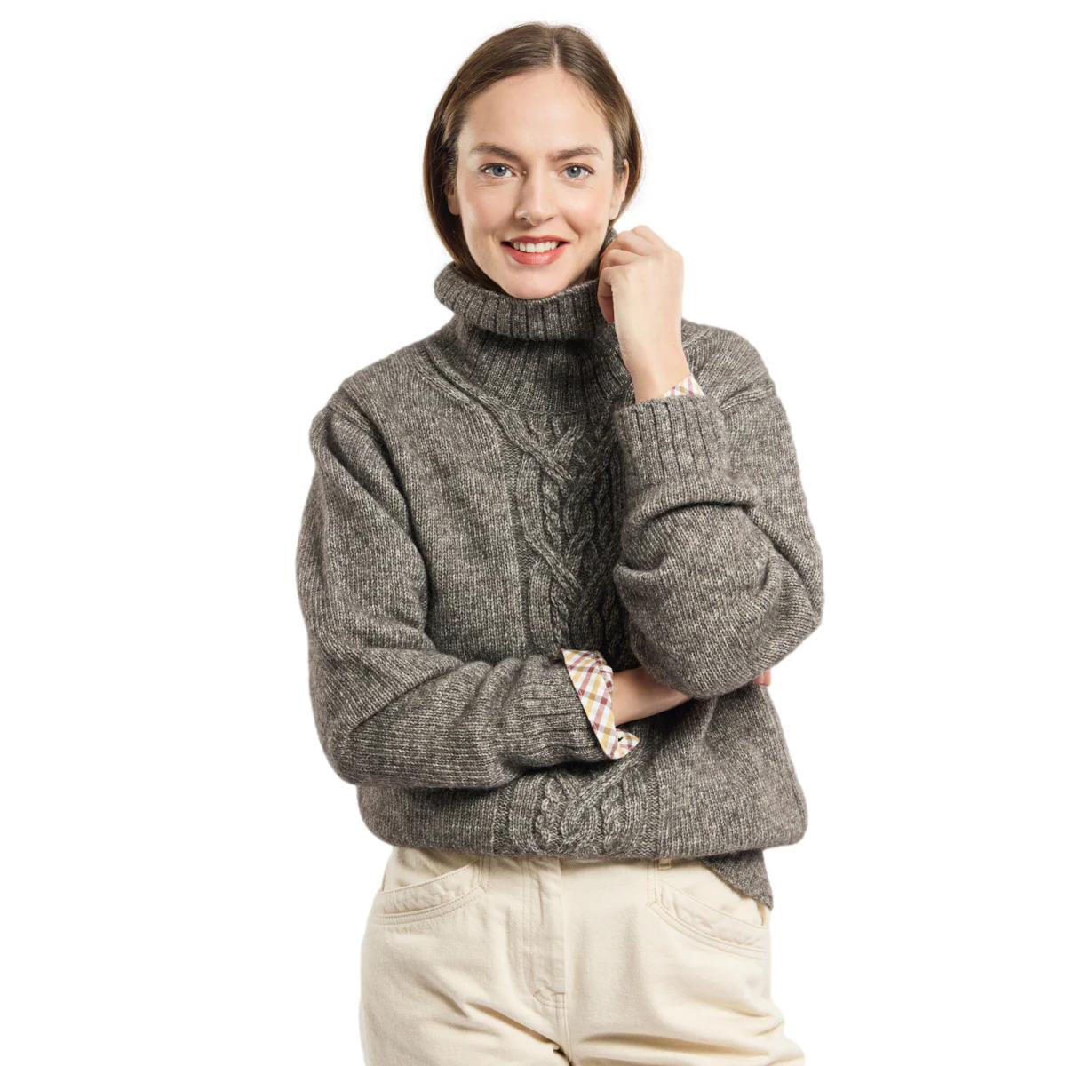 3667126428490 - Hochkragenpullover aus Baumwolle für Damen Armor-Lux