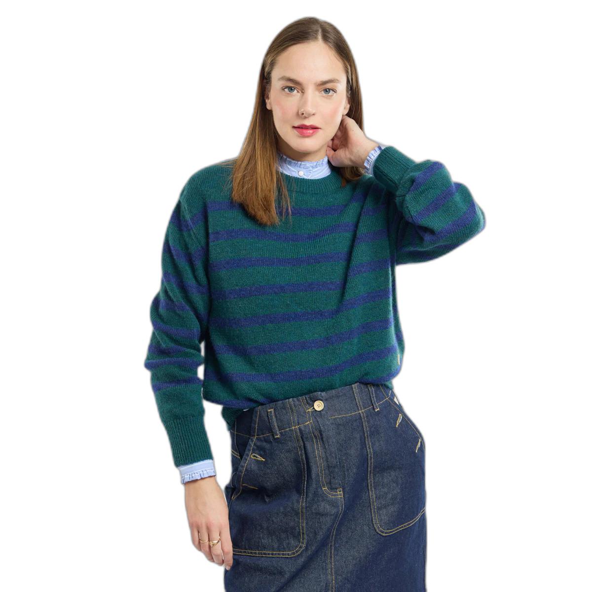 3667126422344 - Pullover mit Rundhalsausschnitt Damen Marin Heritage