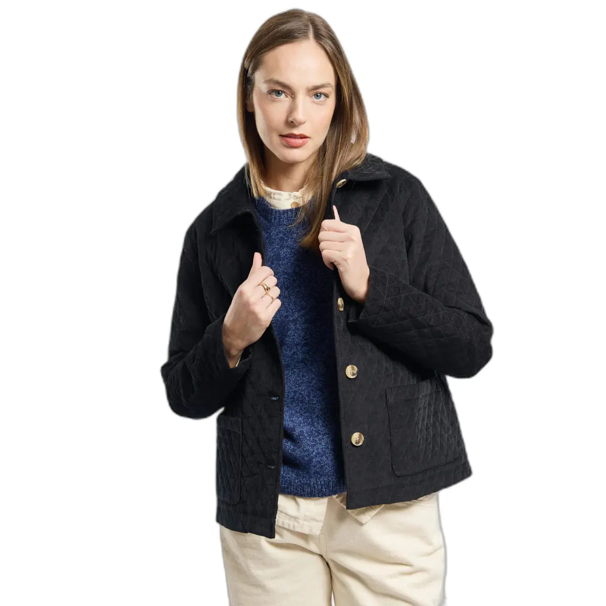 3667126472707 - Steppjacke aus Velours für Damen Armor-Lux