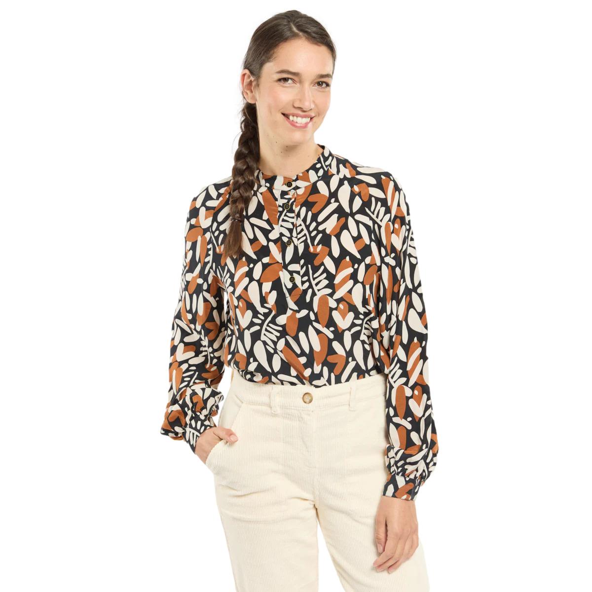 3667126426557 - Bedruckte Bluse für Damen Armor-Lux