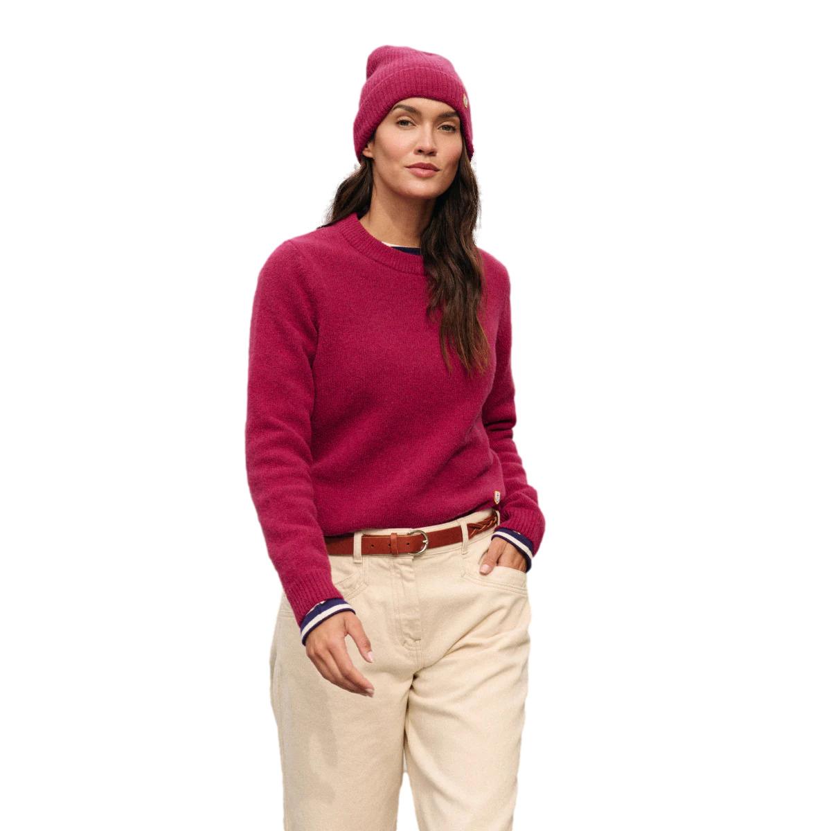 Maglione girocollo in lana donna  Heritage