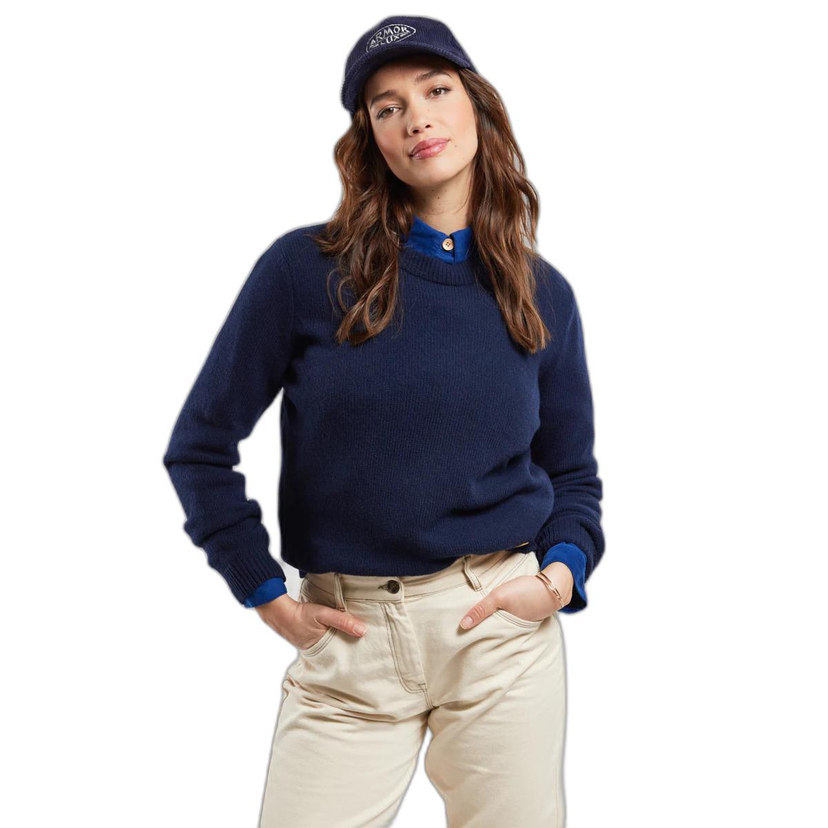 Maglione girocollo in lana donna  Heritage