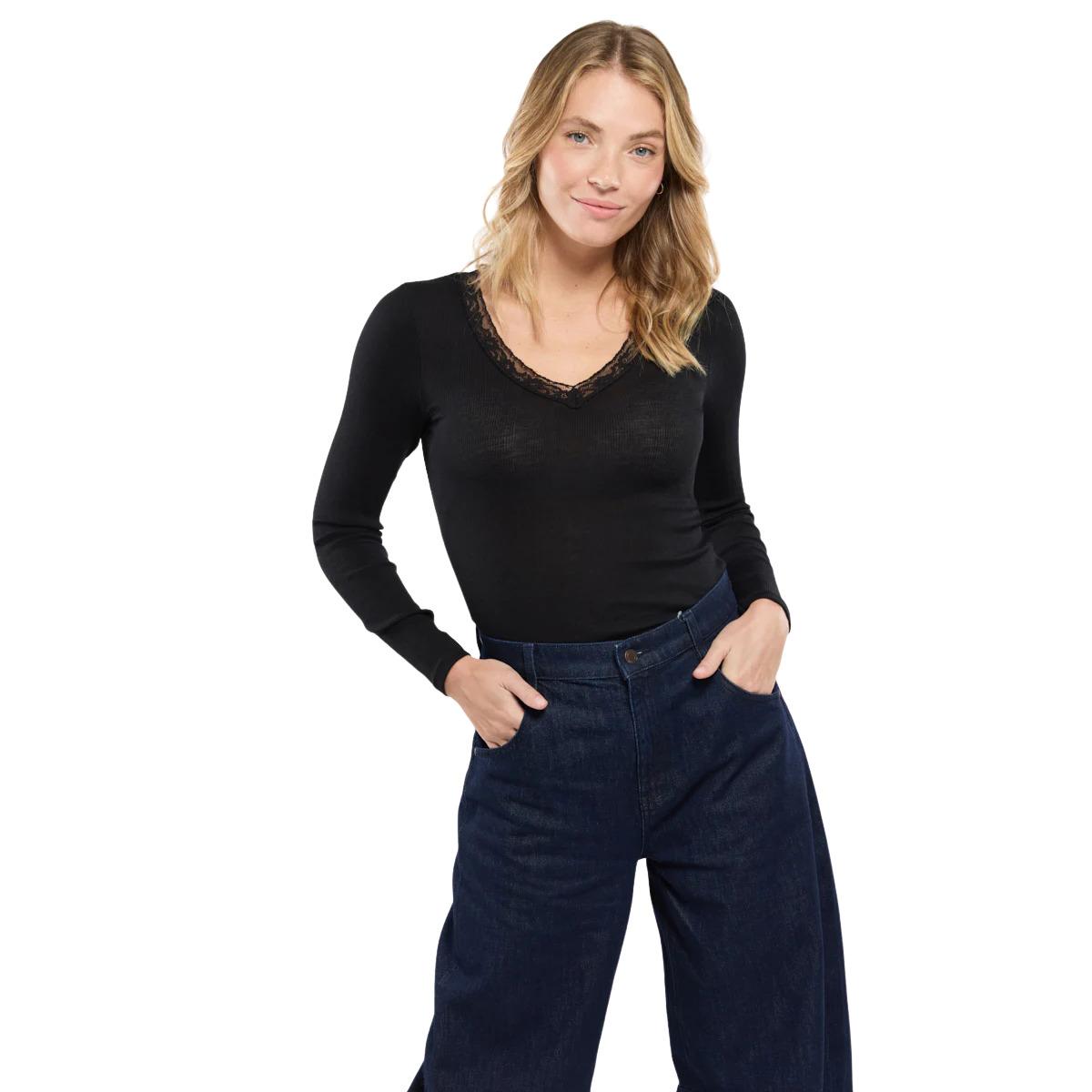 3665797636039 - T-Shirt Damen Langarm Armor-Lux