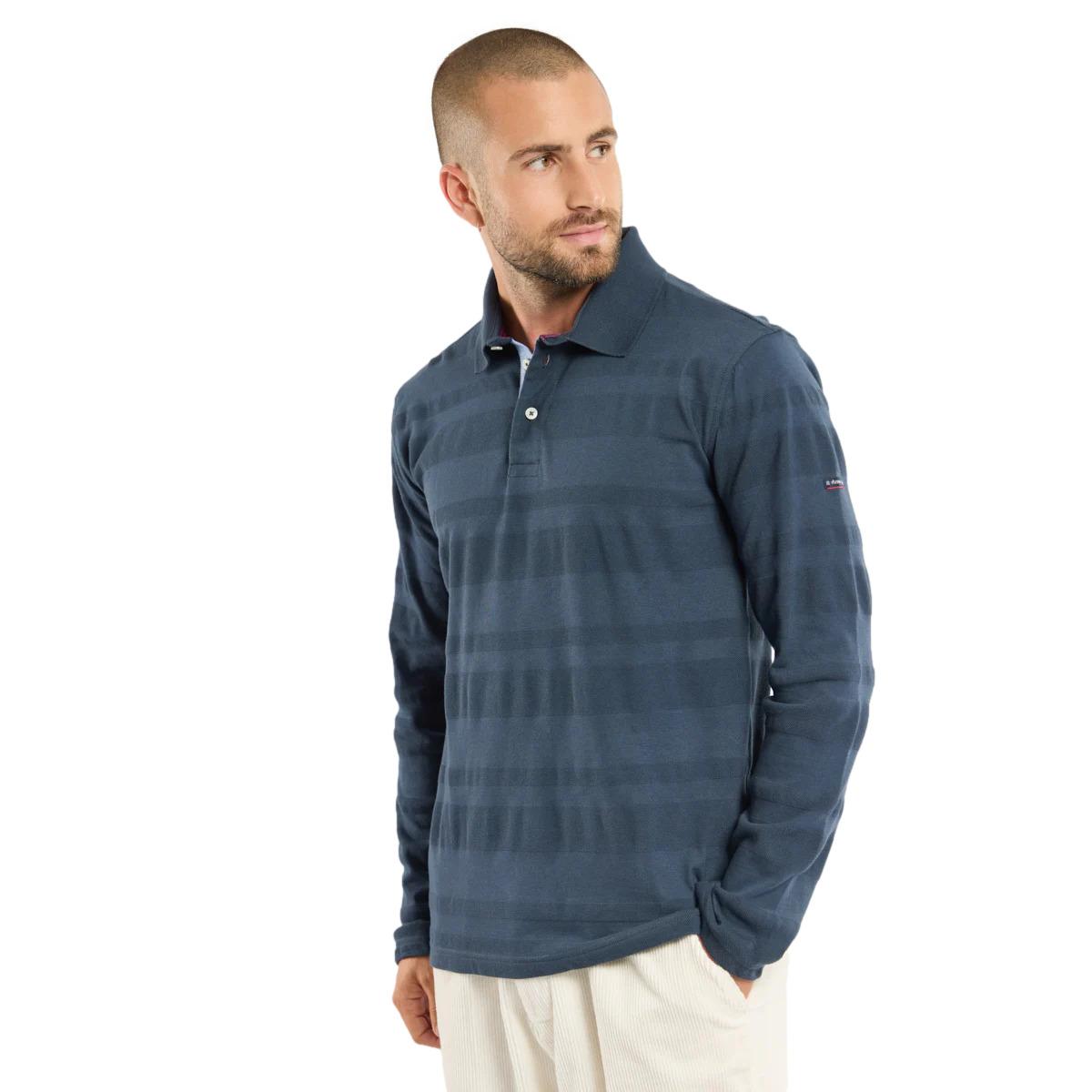 3667126463897 - Gestreiftes Langarm-Polo Fantaisie