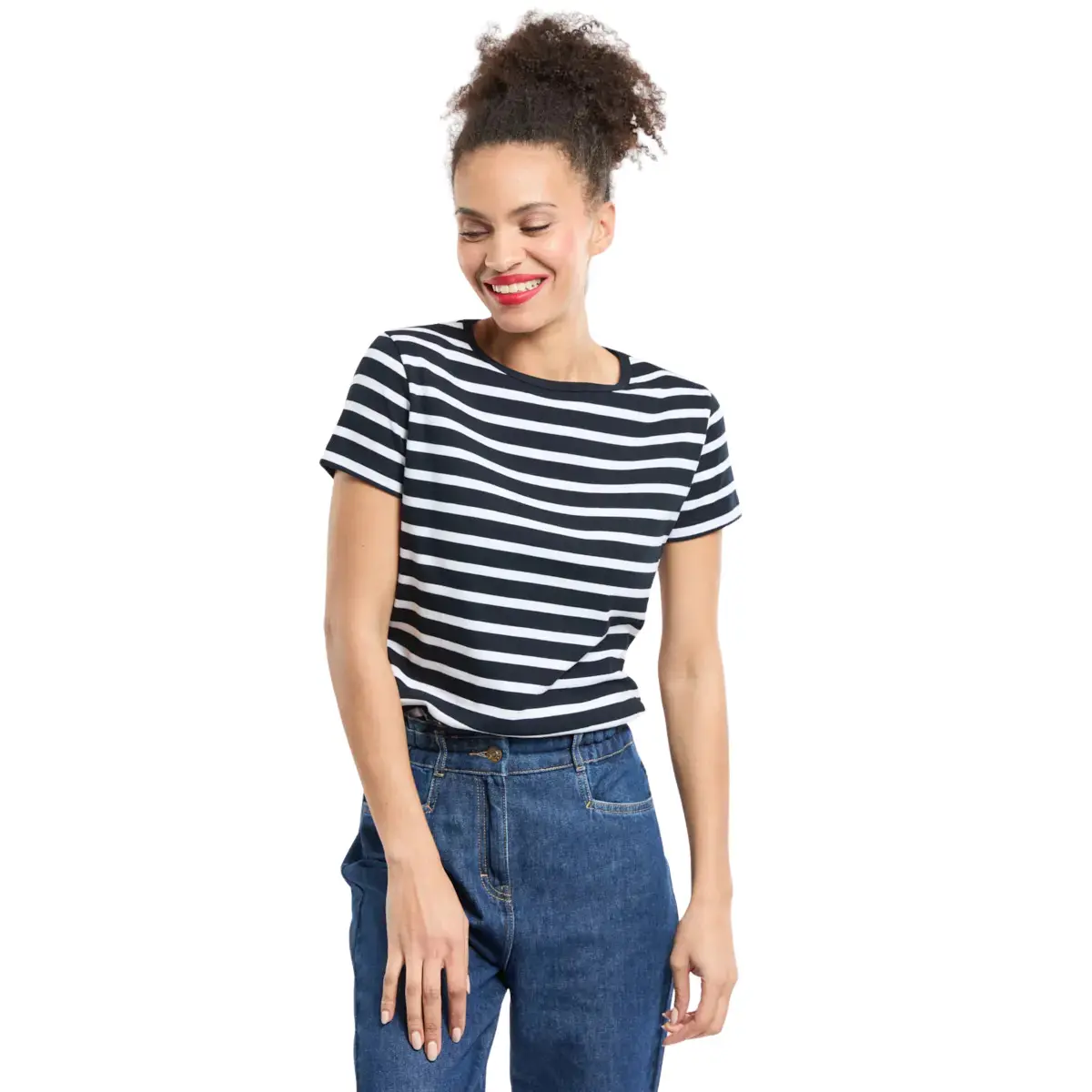 3664820006016 - Gestreiftes T-Shirt für Frauen Morgat