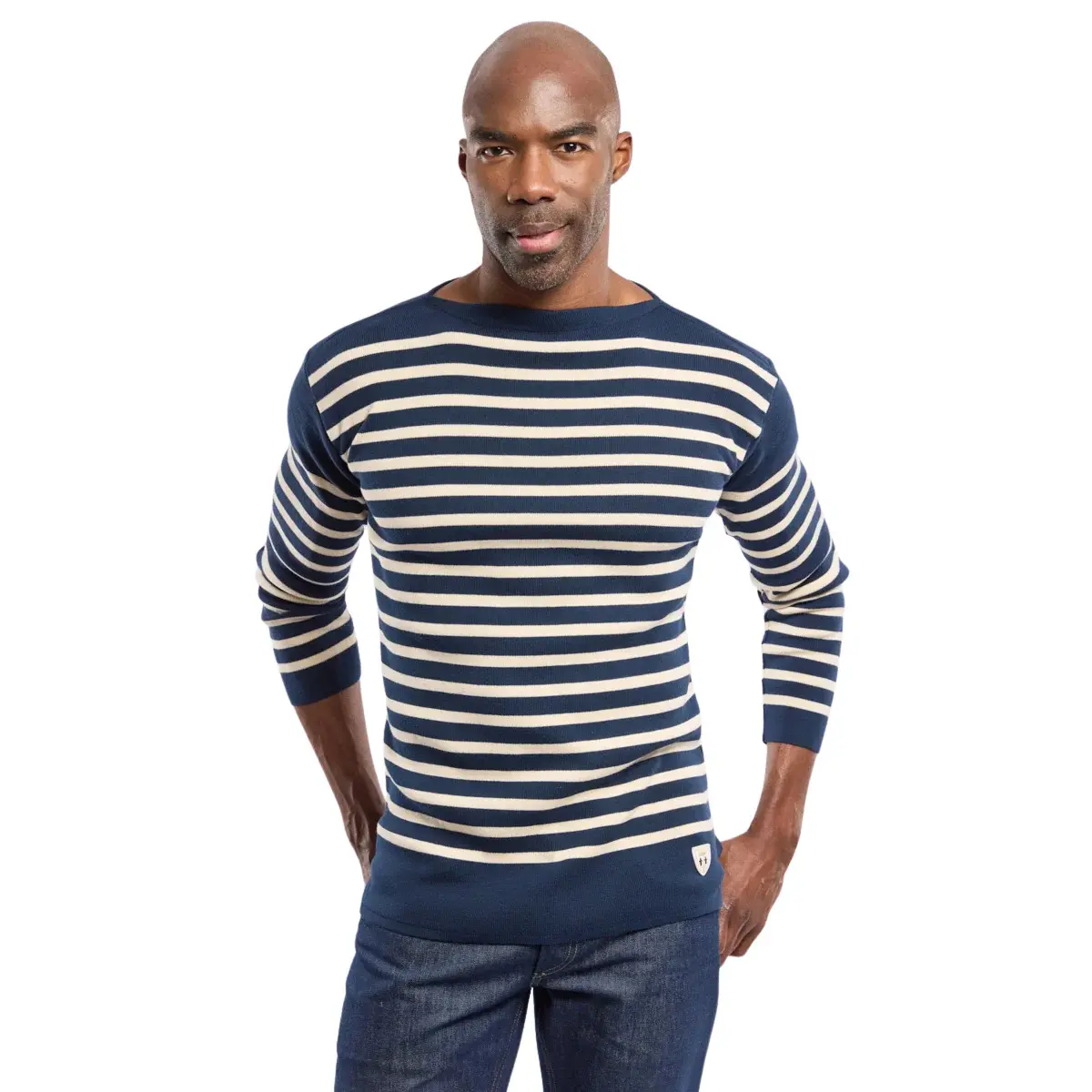 3664820804643 - gestreifter Langarm-T-Shirt Brest©