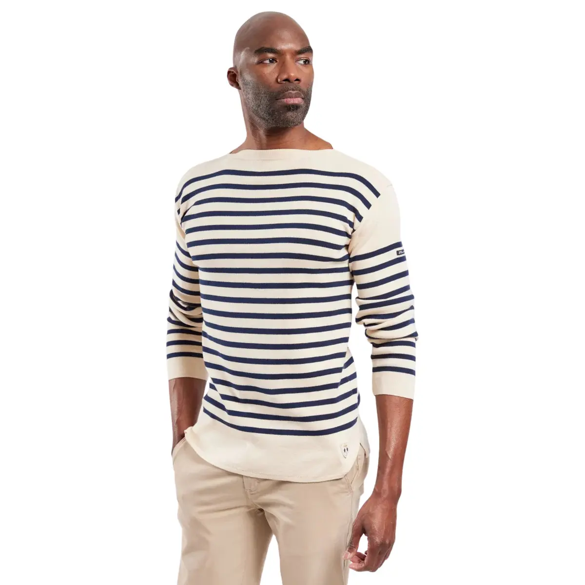 3664820804728 - gestreifter Langarm-T-Shirt Brest©