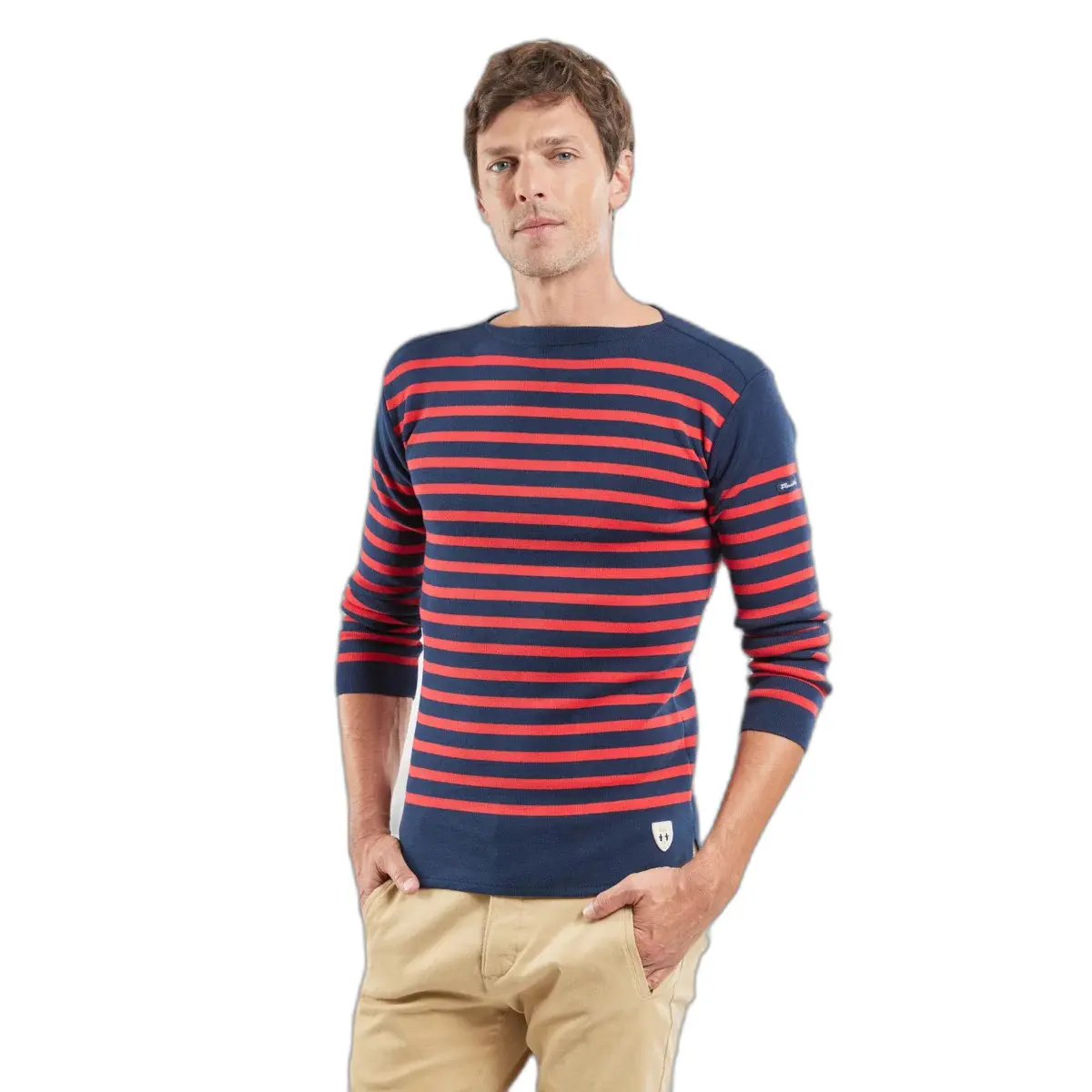 3664820804803 - gestreifter Langarm-T-Shirt Brest©