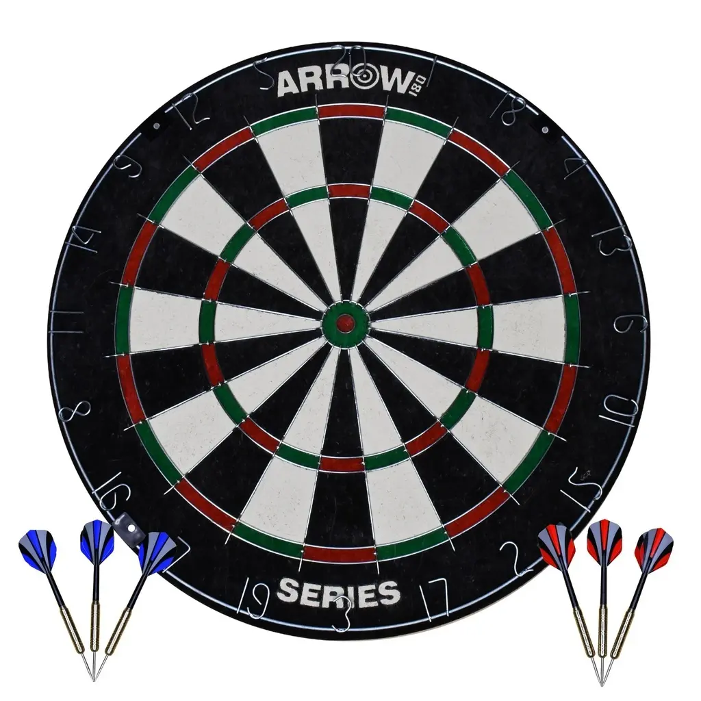 Dartspiel aus Messing Arrow180 Bristle