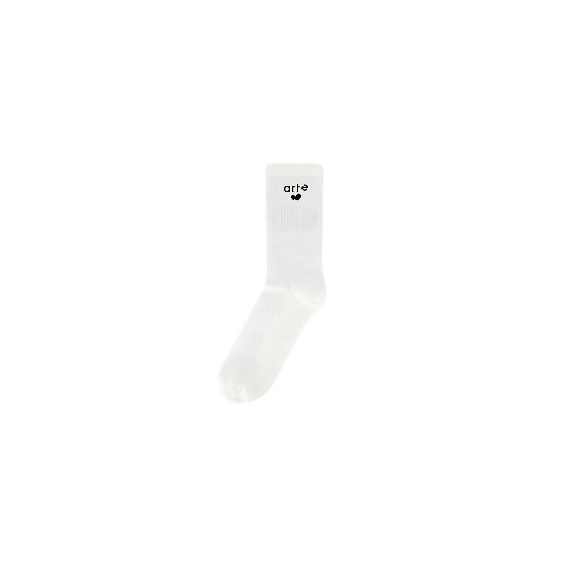Arte Antwerp Unisex Blanc Football Socks Heart Logo (X2)