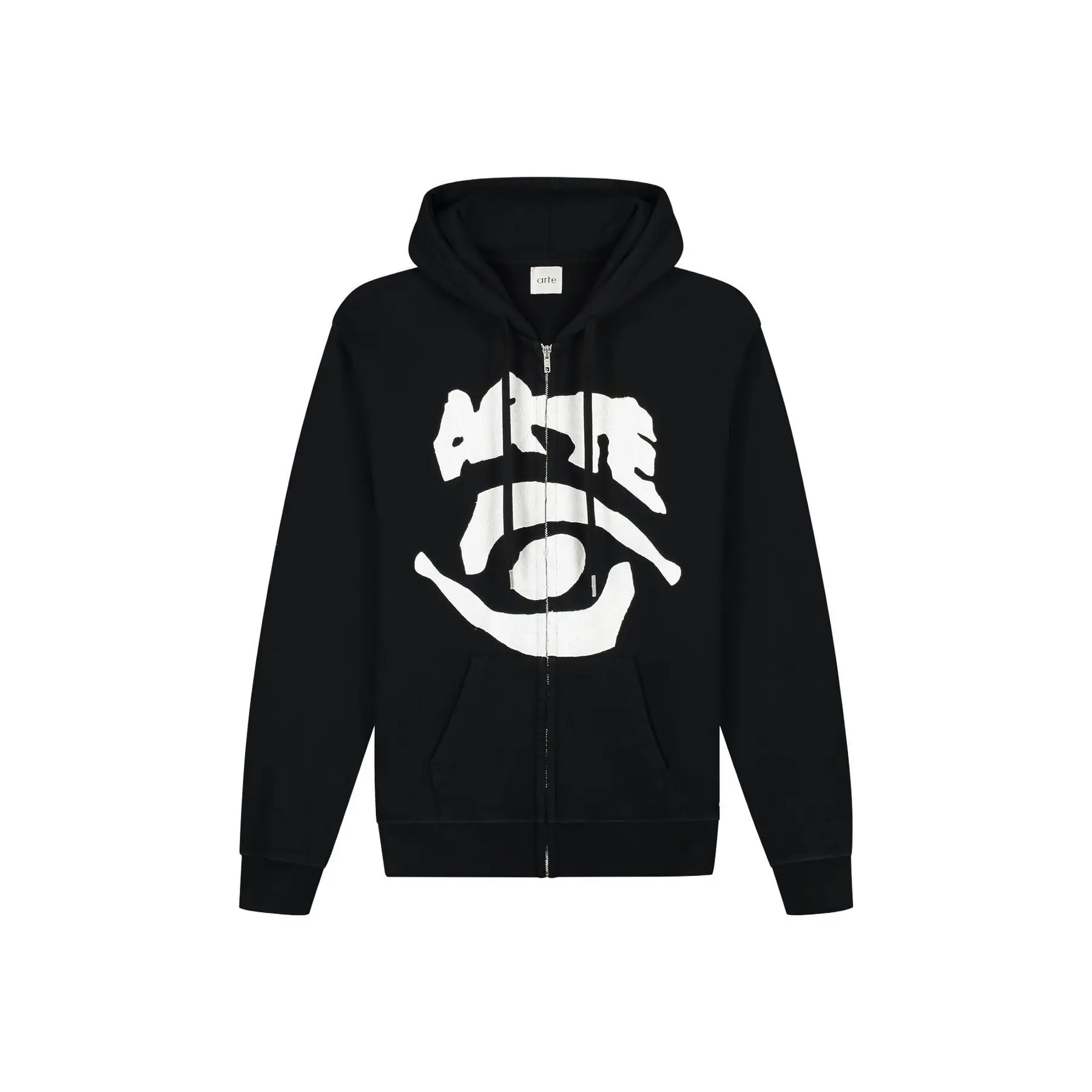 Arte Antwerp Men's Noir Full Zip Sweatshirt Eye