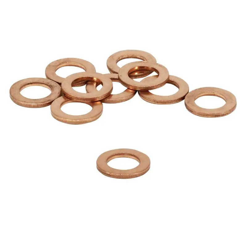 10er Pack Dichtungen Ablassschraube Motor Kupfer Flach Artein 8x14x1, 50 Mm