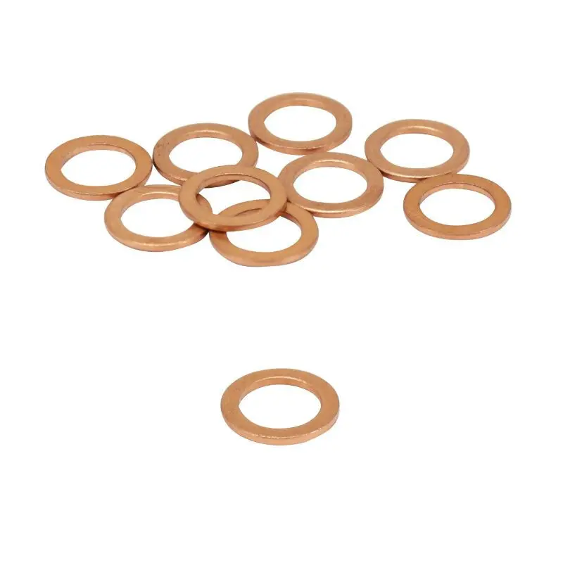 10er Pack Dichtungen Ablassschraube Motor Kupfer Flach Artein 12x18x1, 50 Mm