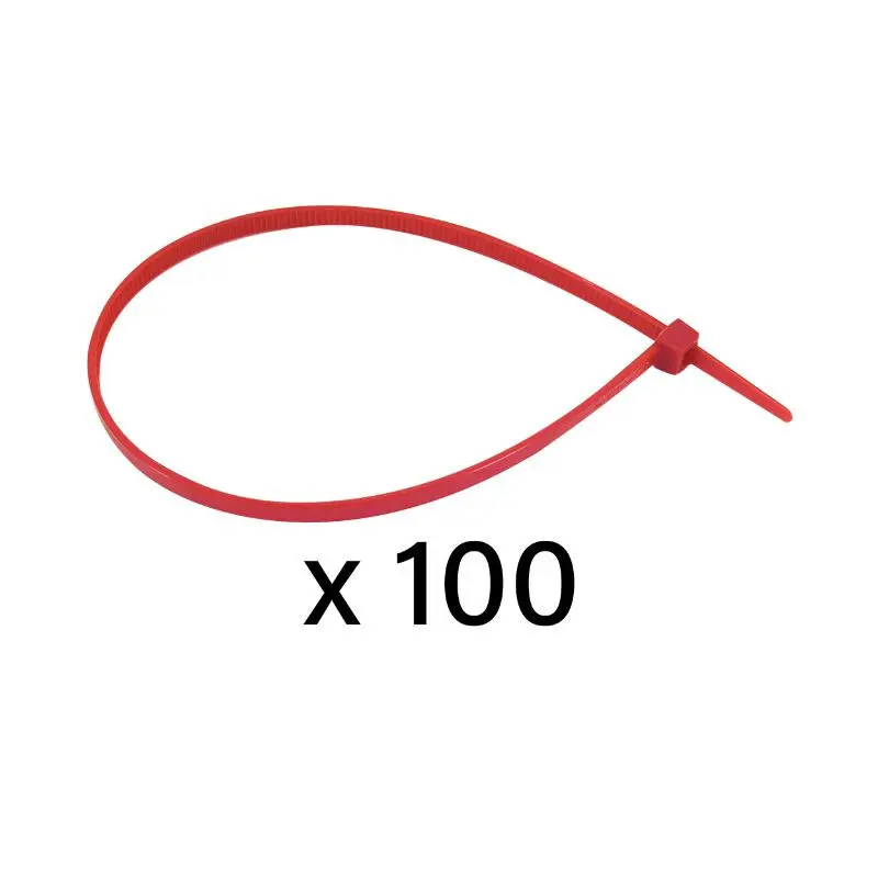 Colliers rilsan rouge Artein 3,5x140mm x100