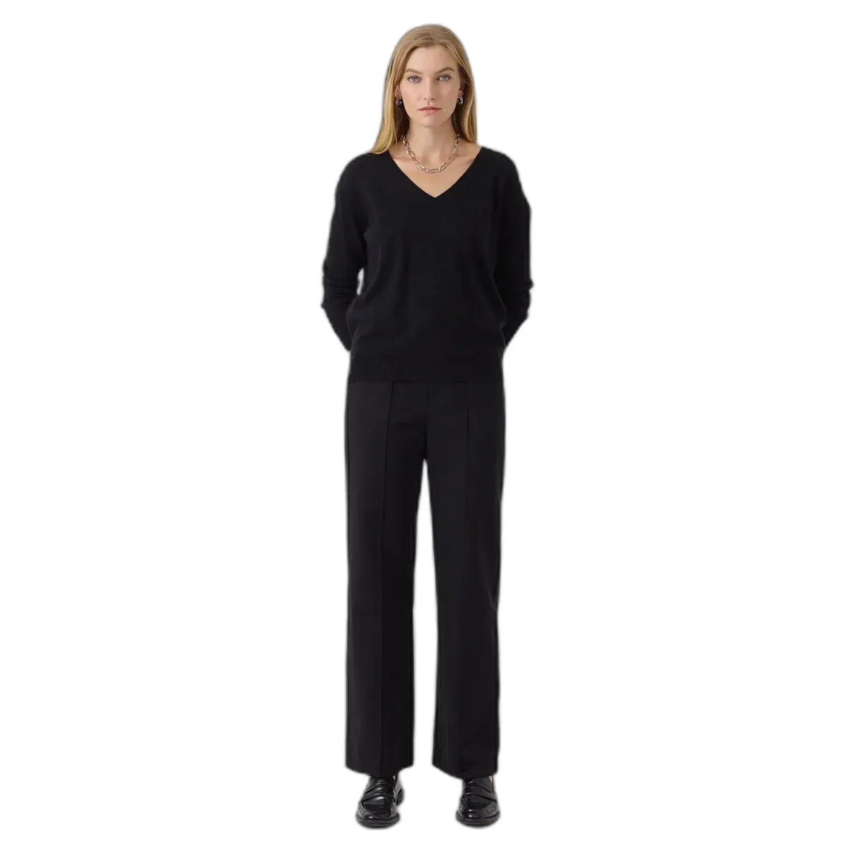 Image of Damen-Pullover mit V-Ausschnitt Artlove Eden