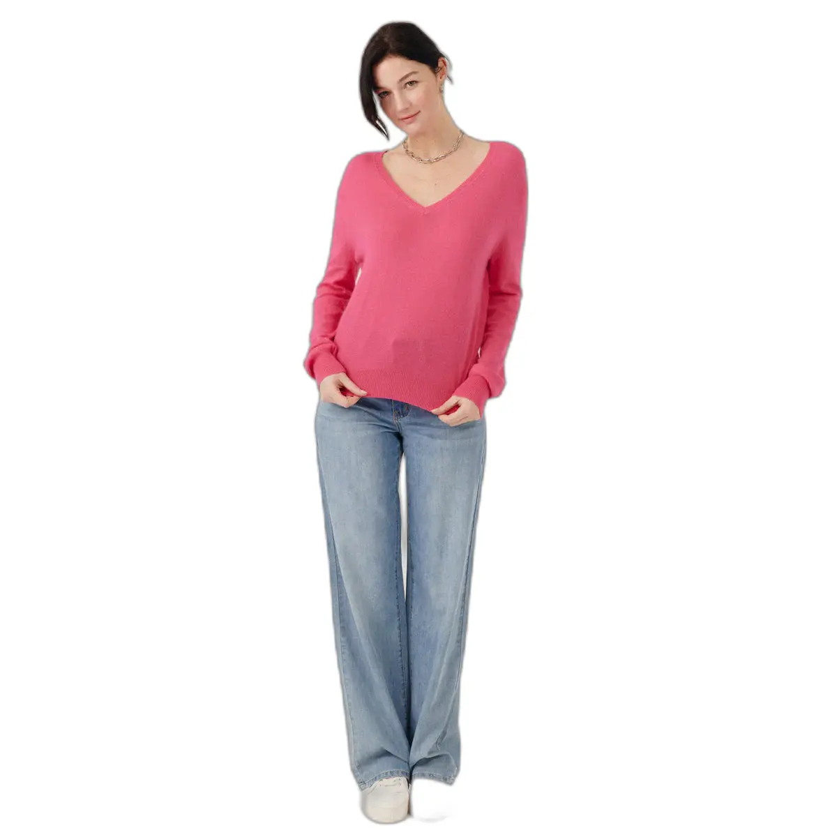Damen-Pullover mit V-Ausschnitt Artlove Eden
