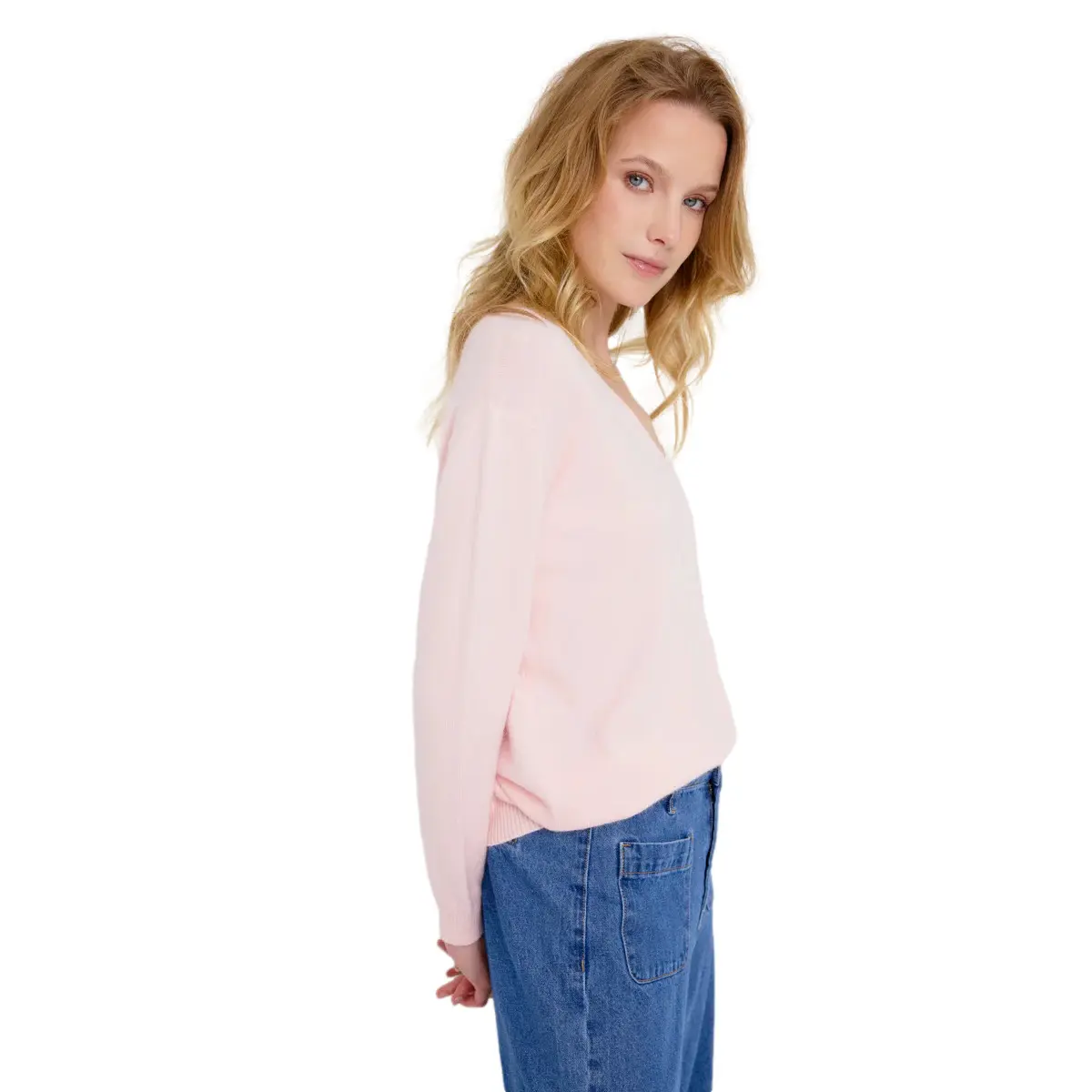 Damen-Pullover mit V-Ausschnitt Artlove Sandie
