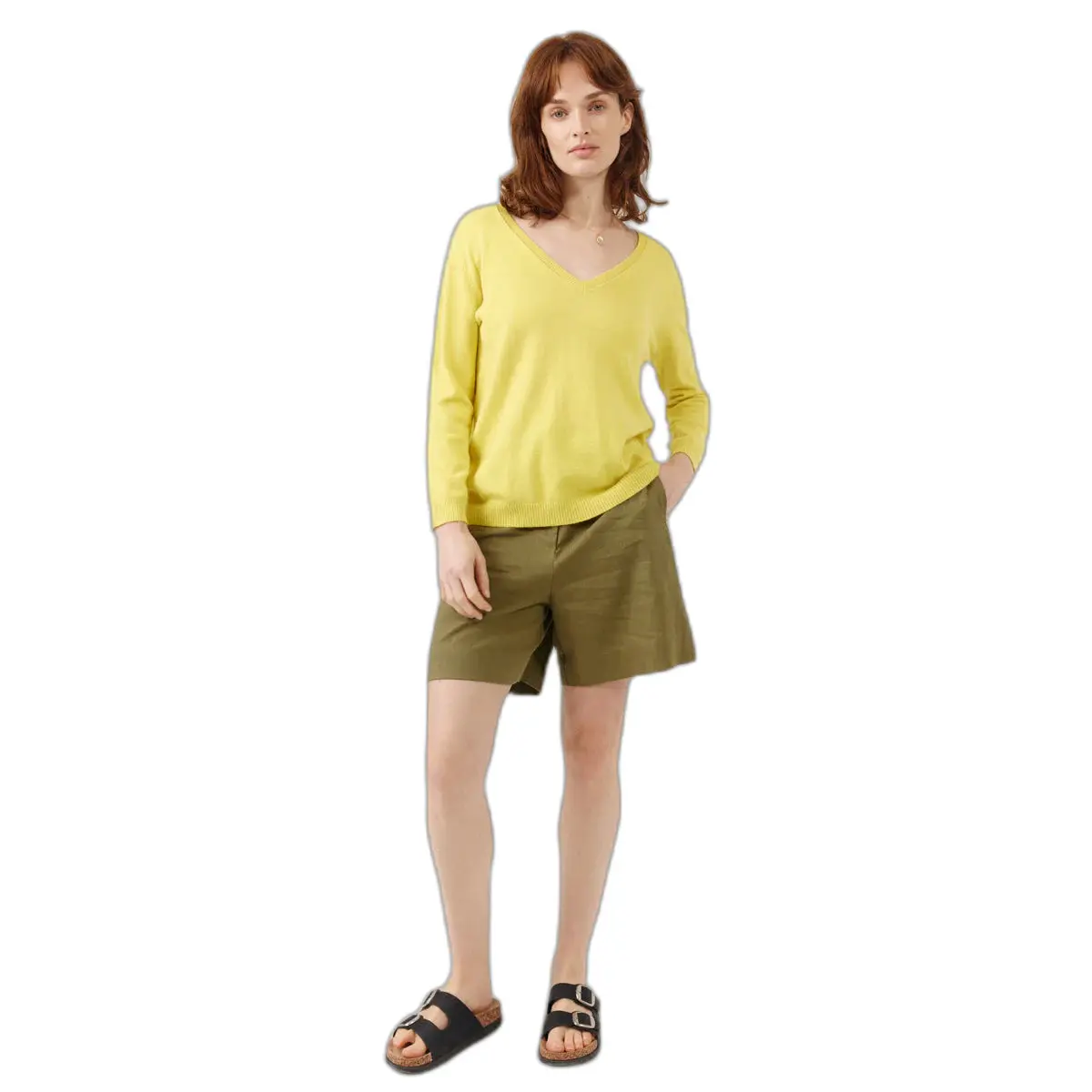 Damen-Pullover mit V-Ausschnitt Artlove Sandie