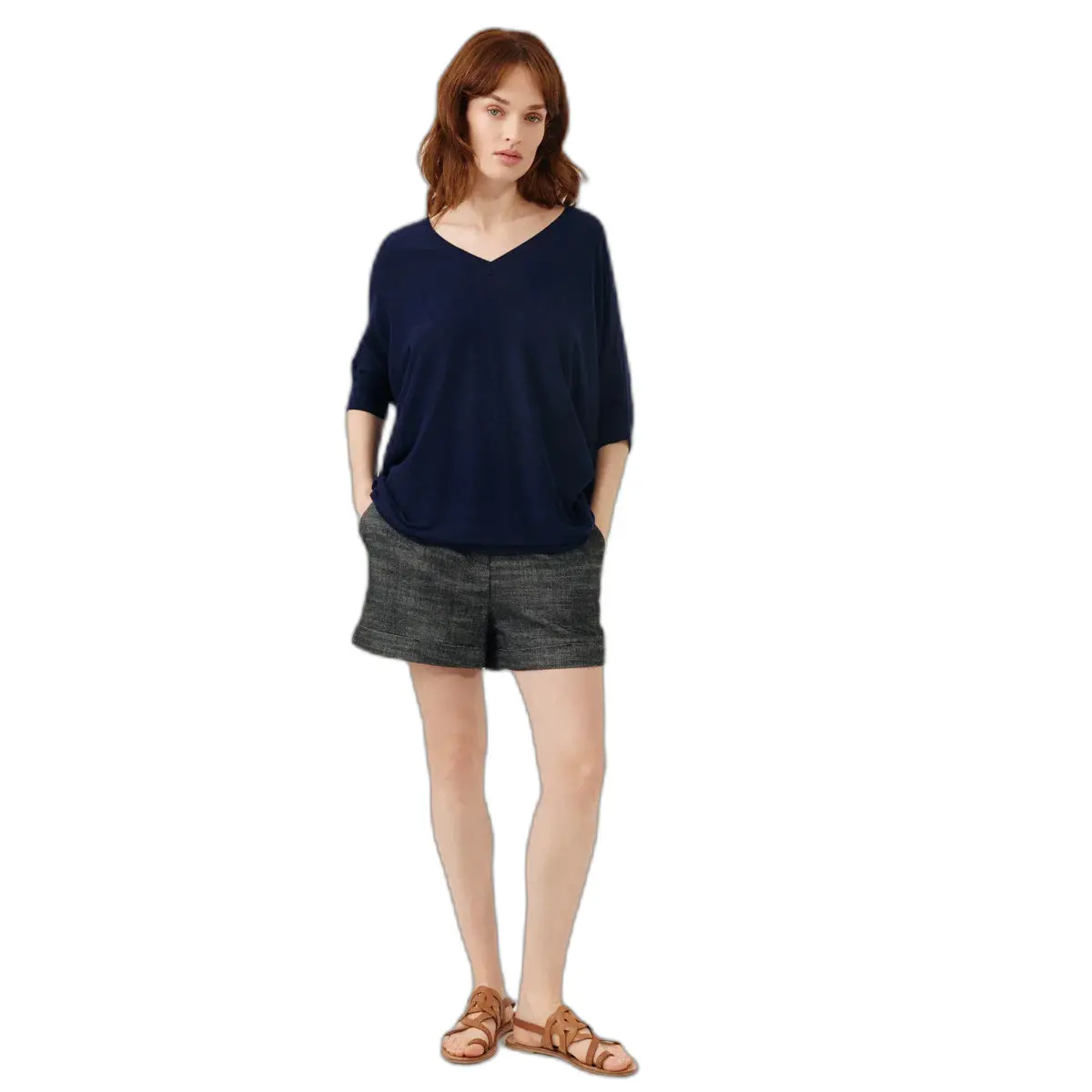 Damen-Pullover mit V-Ausschnitt Artlove Hesalia
