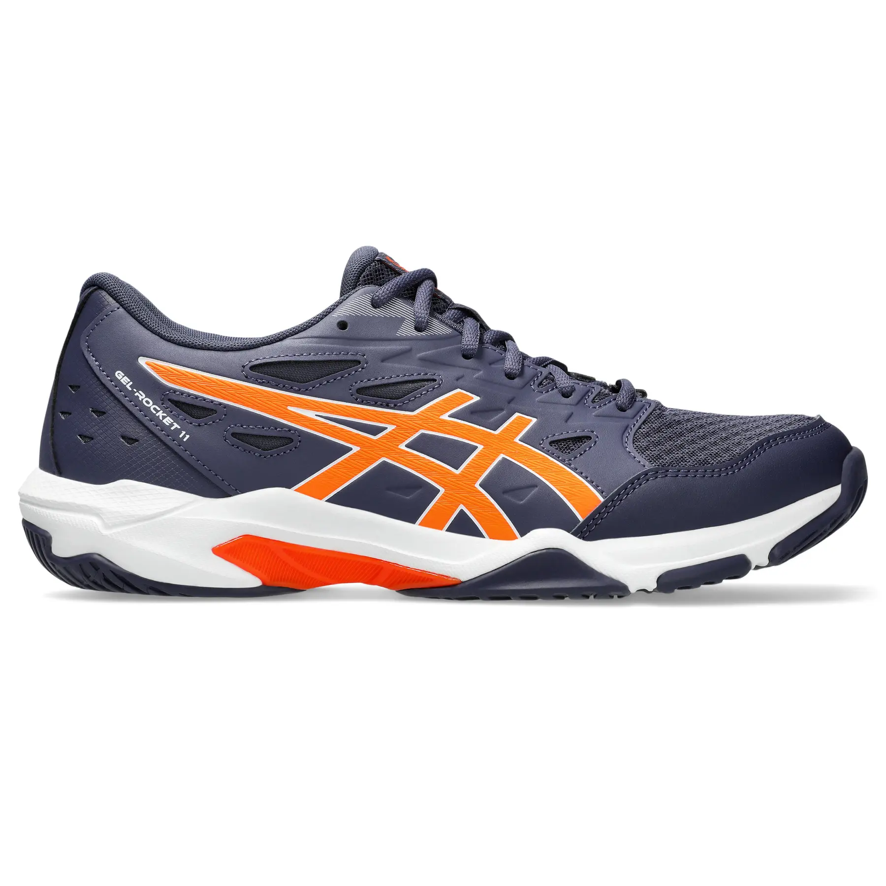 Athletic Shoe Gel Rocket 11 Asics Red White And Blue Sneakers 