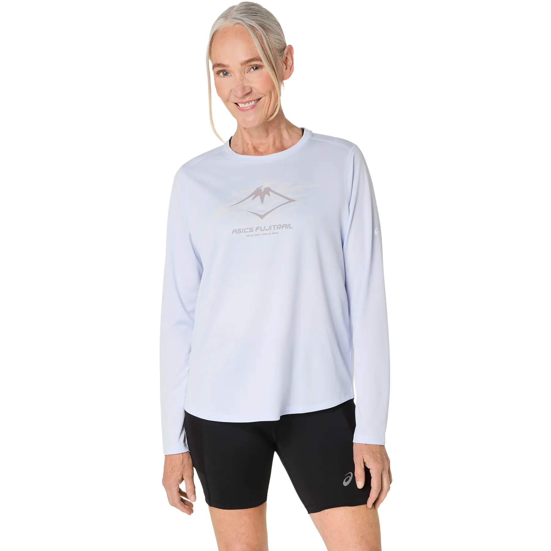 4570158792554 - Langarm-T-Shirt mit Logo für Damen Asics Fujitrail