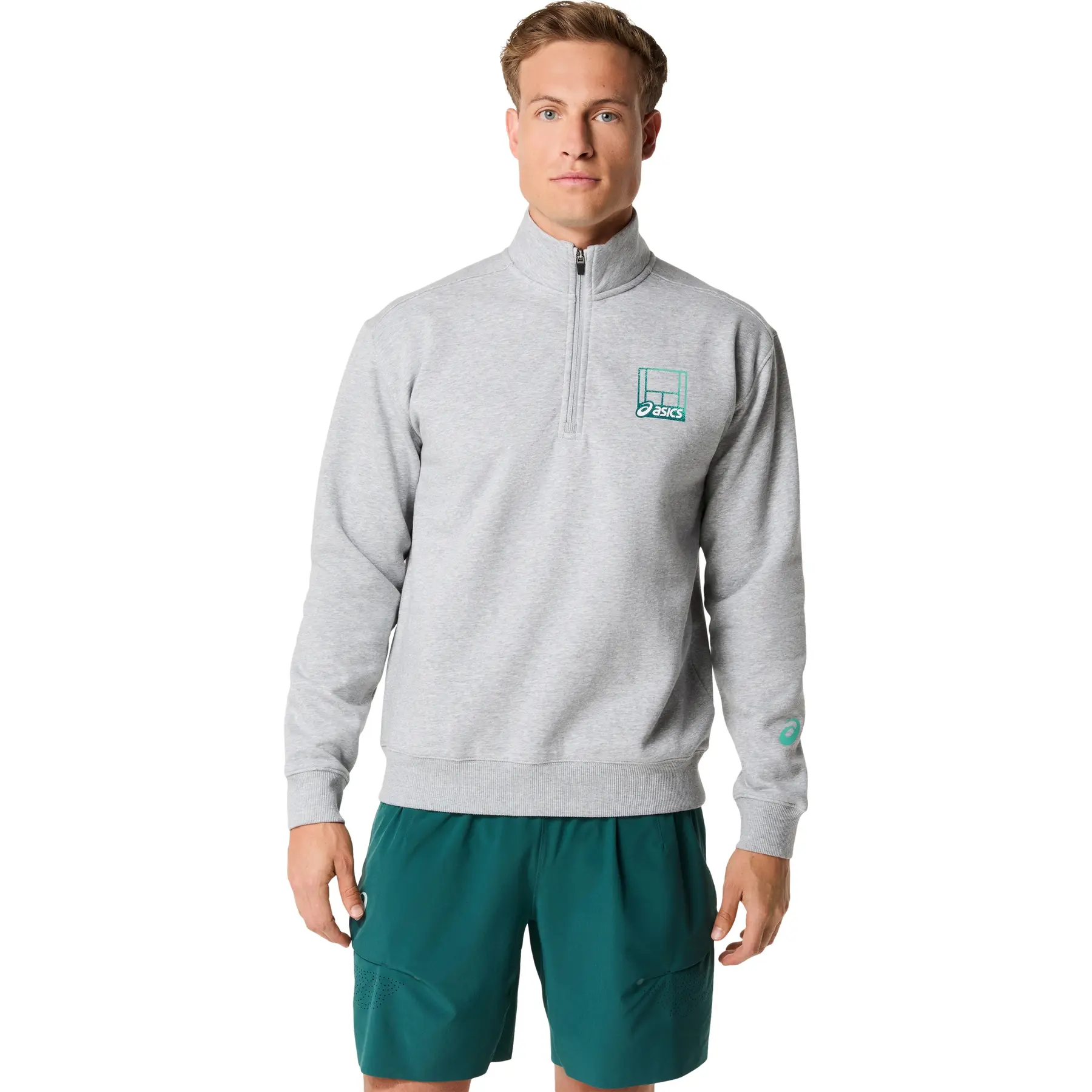 Sweatshirt half zip Asics Core Graphic