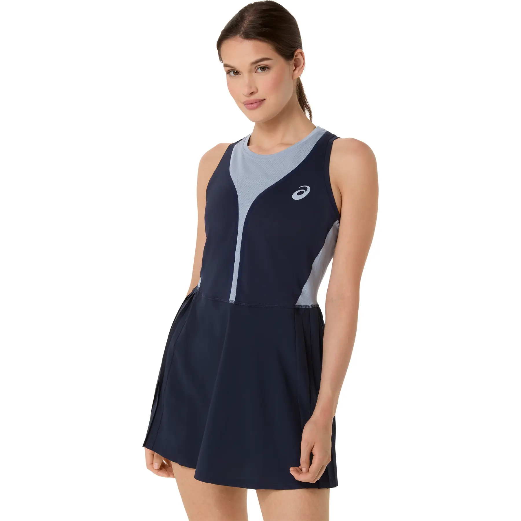 Plissee-Kleid, Damen Asics