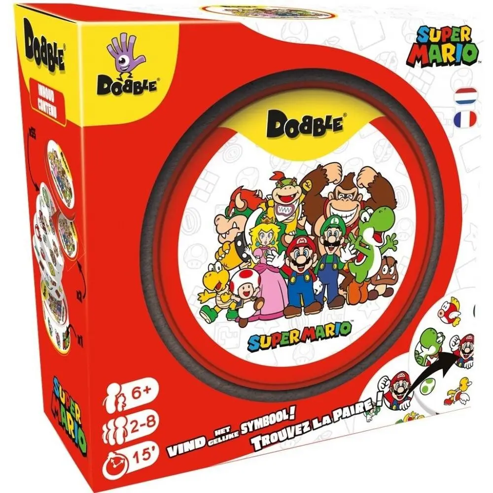3558380116790 - Brettspiele Dobble Super Mario