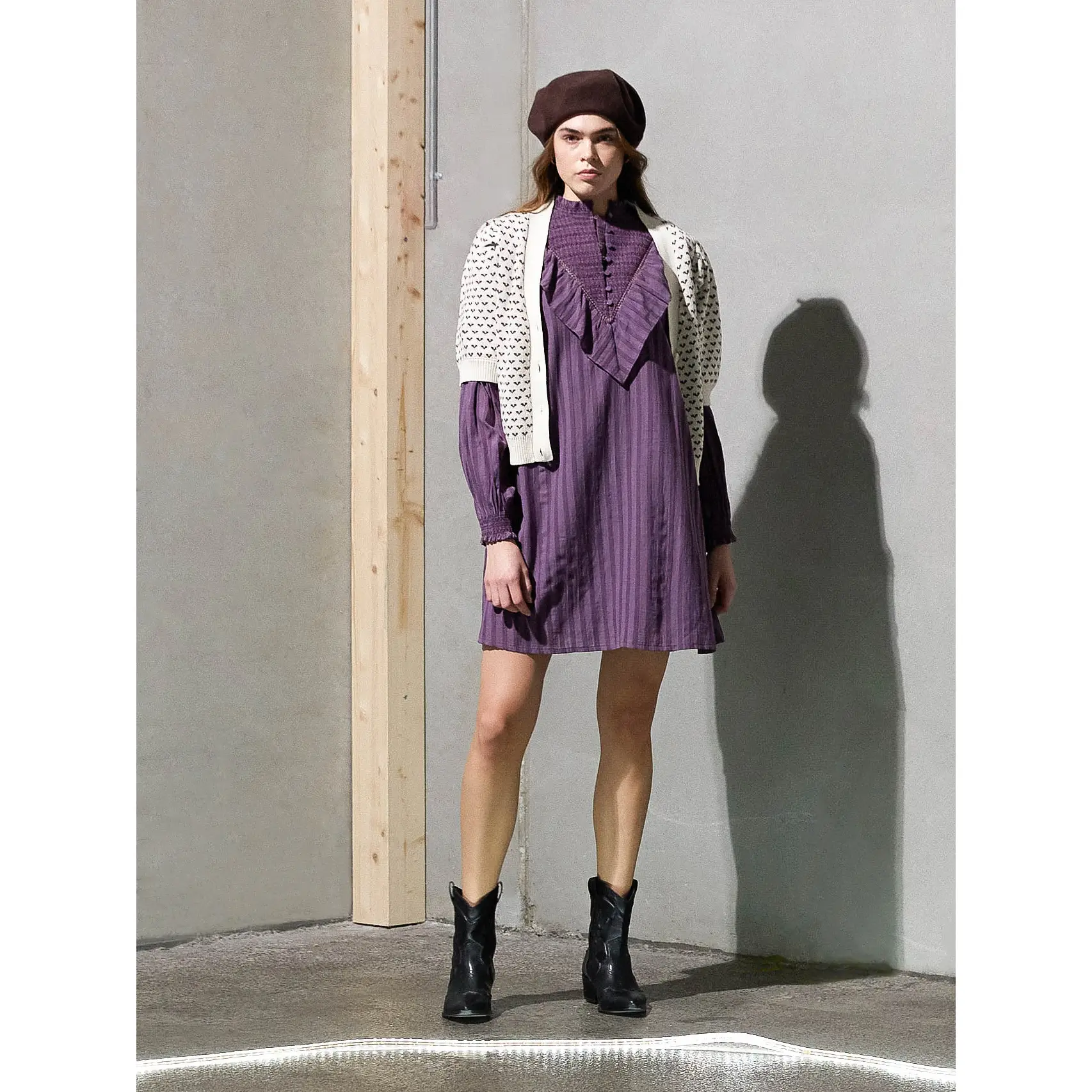 Women's long-sleeved mid-length dress Atelier RÃªve Irhazel