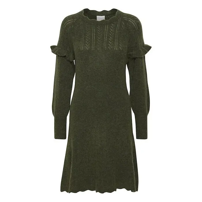5715173840517 - Halblanges Kleid mit langen Ärmeln Frau Irmanon