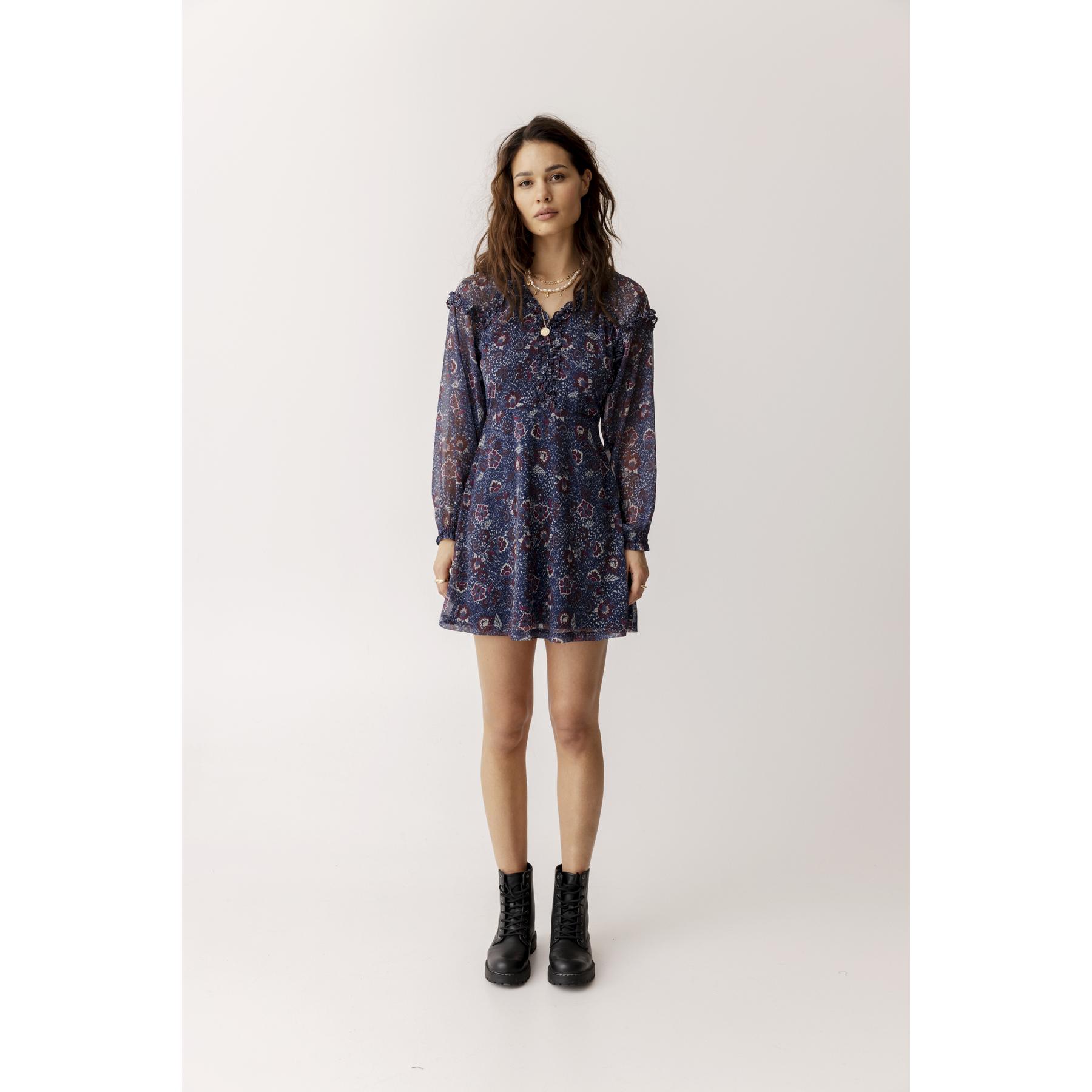 5715295696269 - Halblanges Kleid mit langen Ärmeln Frau Irmureno 2