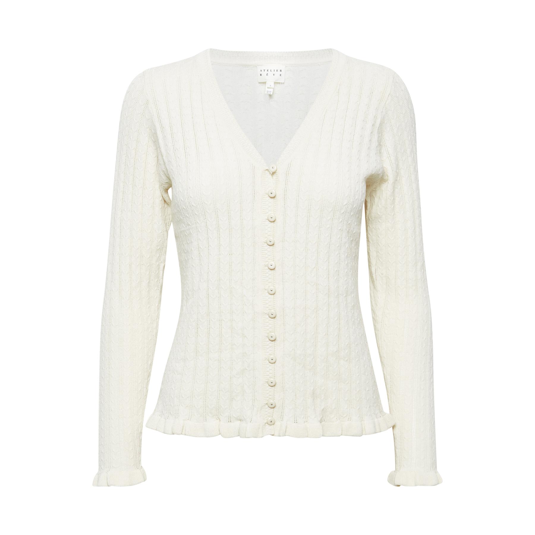 Cardigan con scollo a V donna Atelier Rêve Fantino