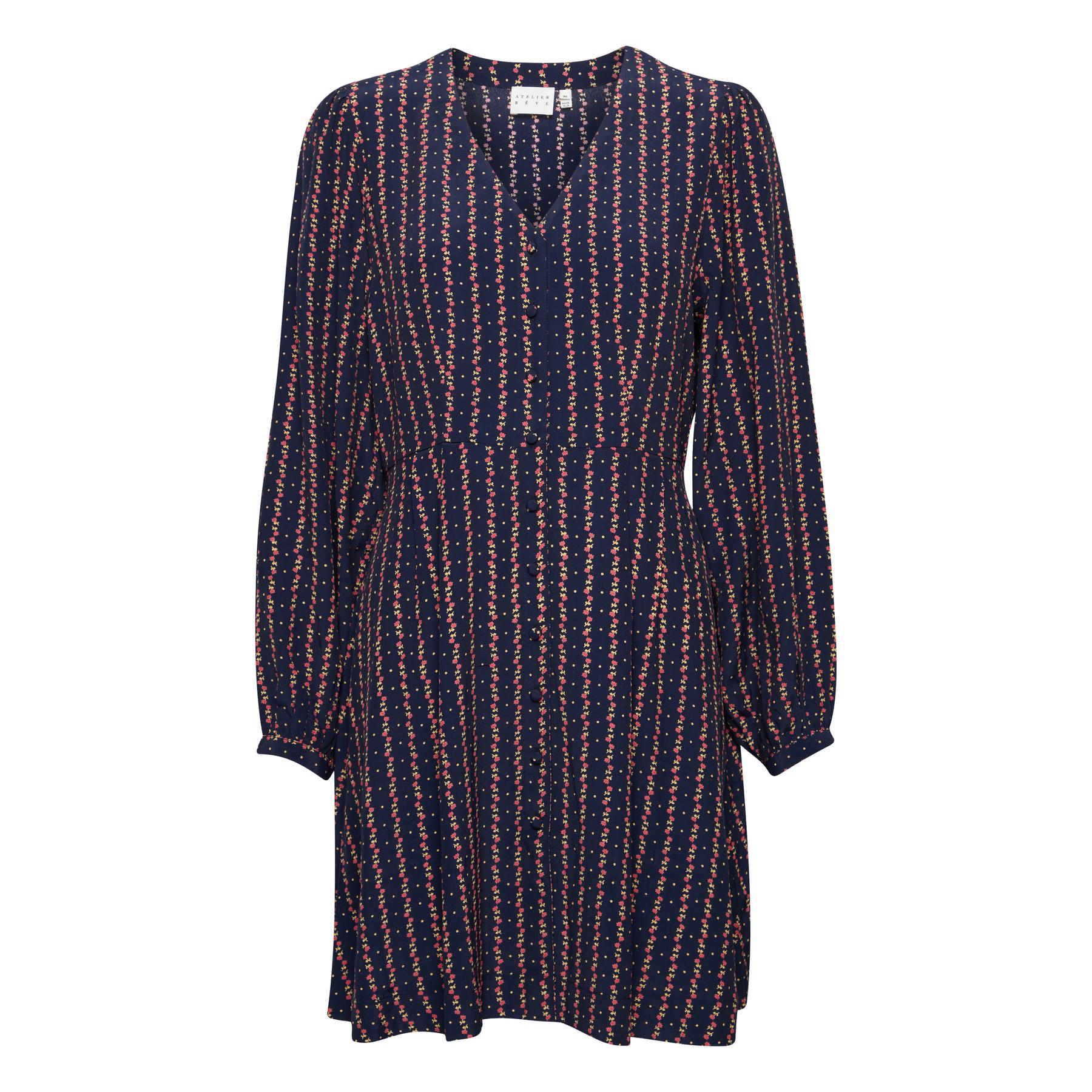 5715297625663 - Minikleid aus Viskose mit floralem Allover-Muster Modell IRIVES