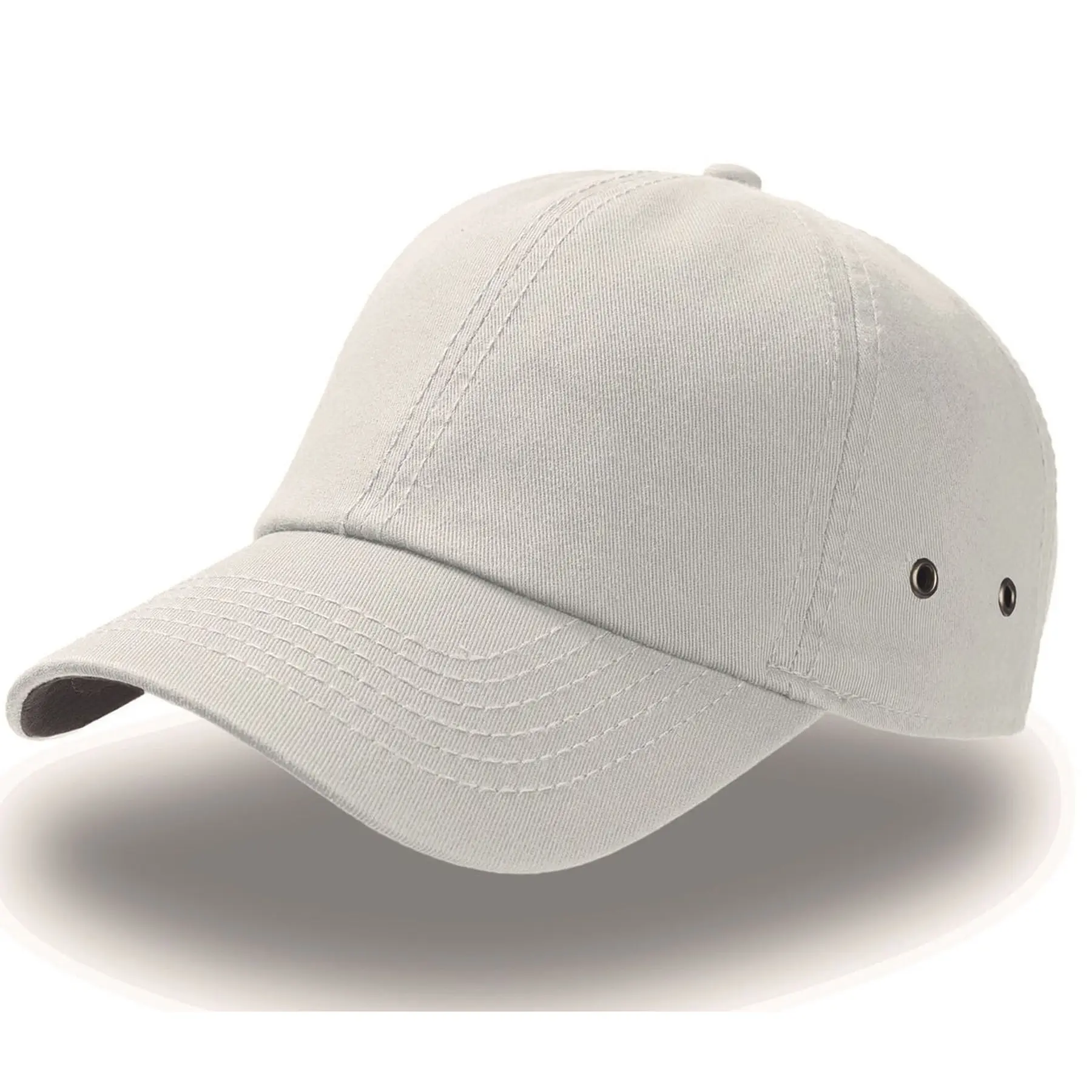 Atlantis Headwear Unisex Blanc Baseball Cap Action