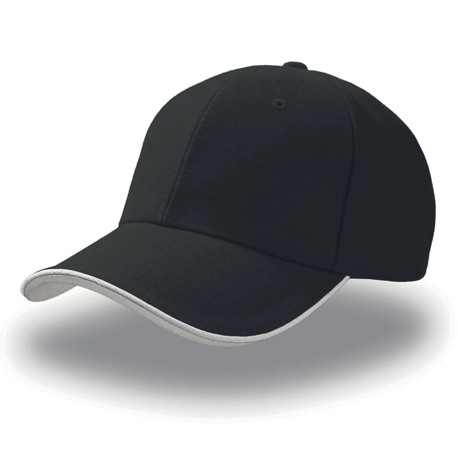 8028661167445 - 6-Panel Baseball Cap Pilot Piping Sandwich