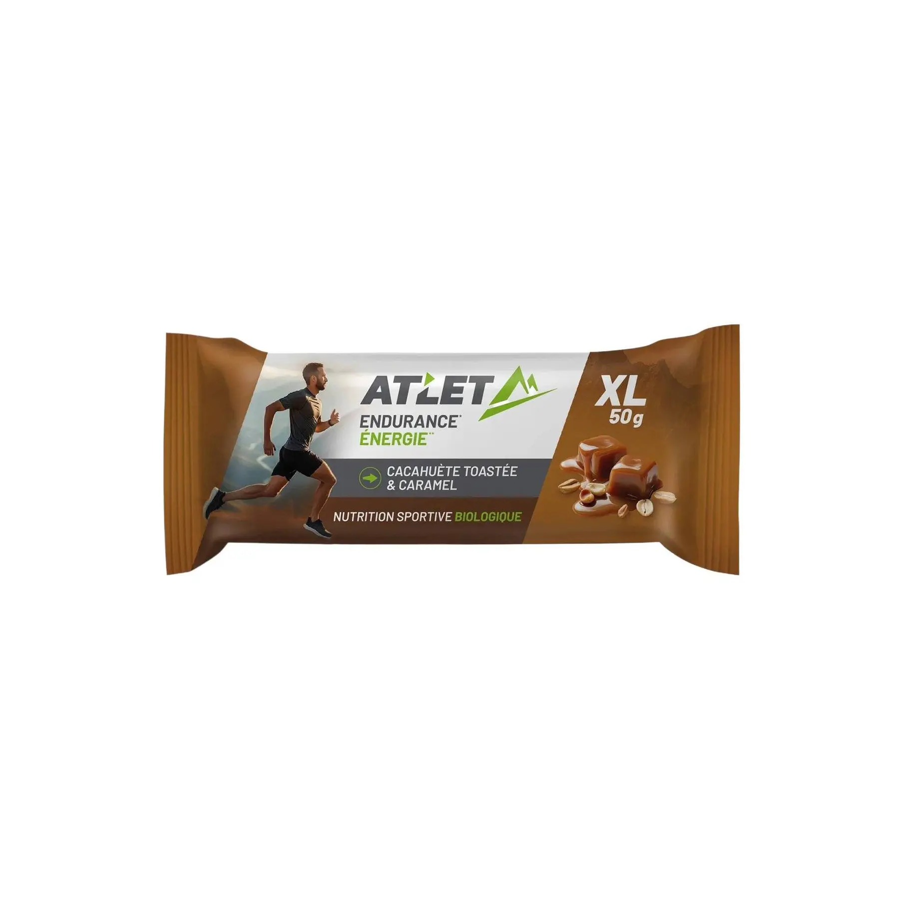 Bio Energieriegel Karamell Erdnüsse geröstet ATLET Nutrition