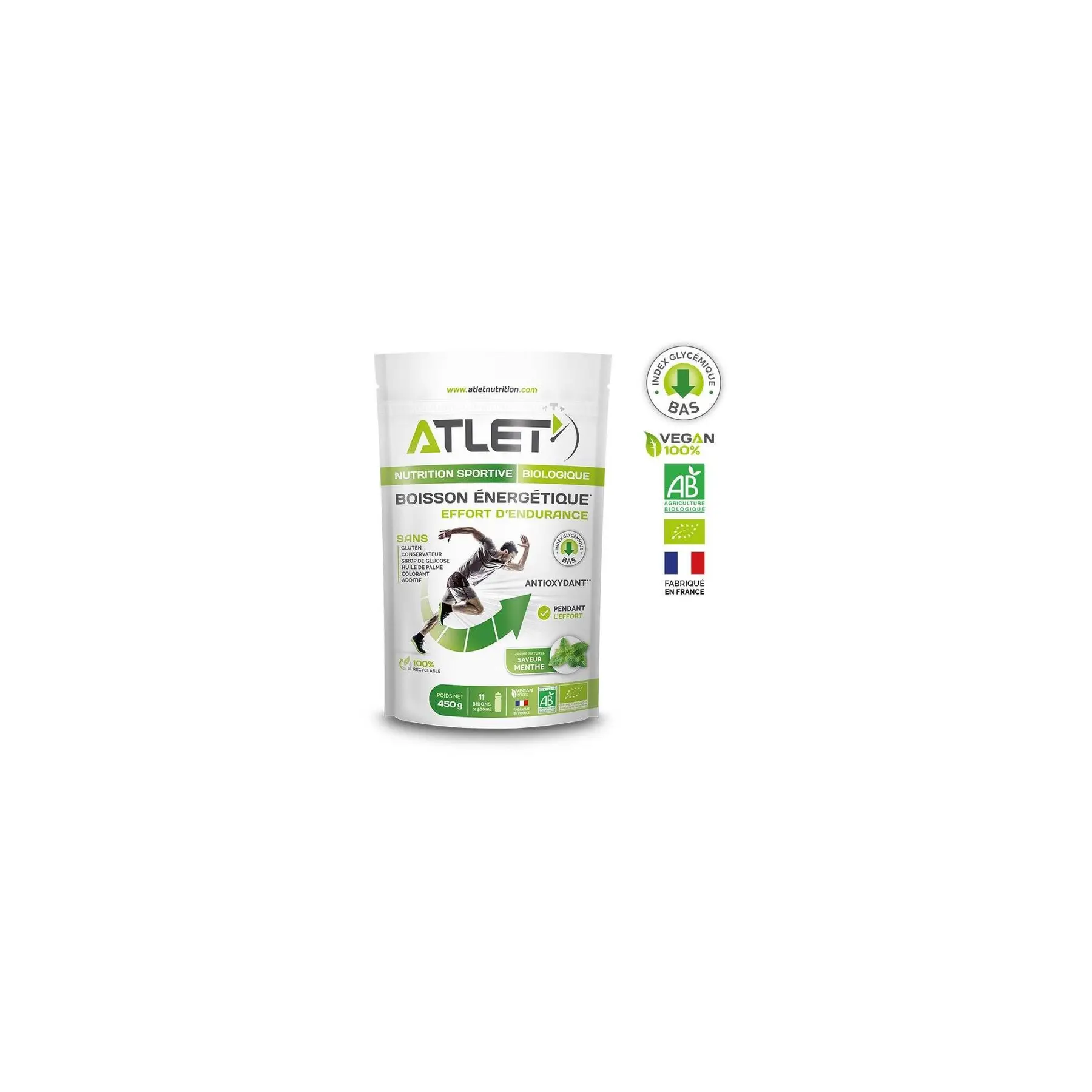 Bio-Minze-Energiegetränk ATLET Nutrition