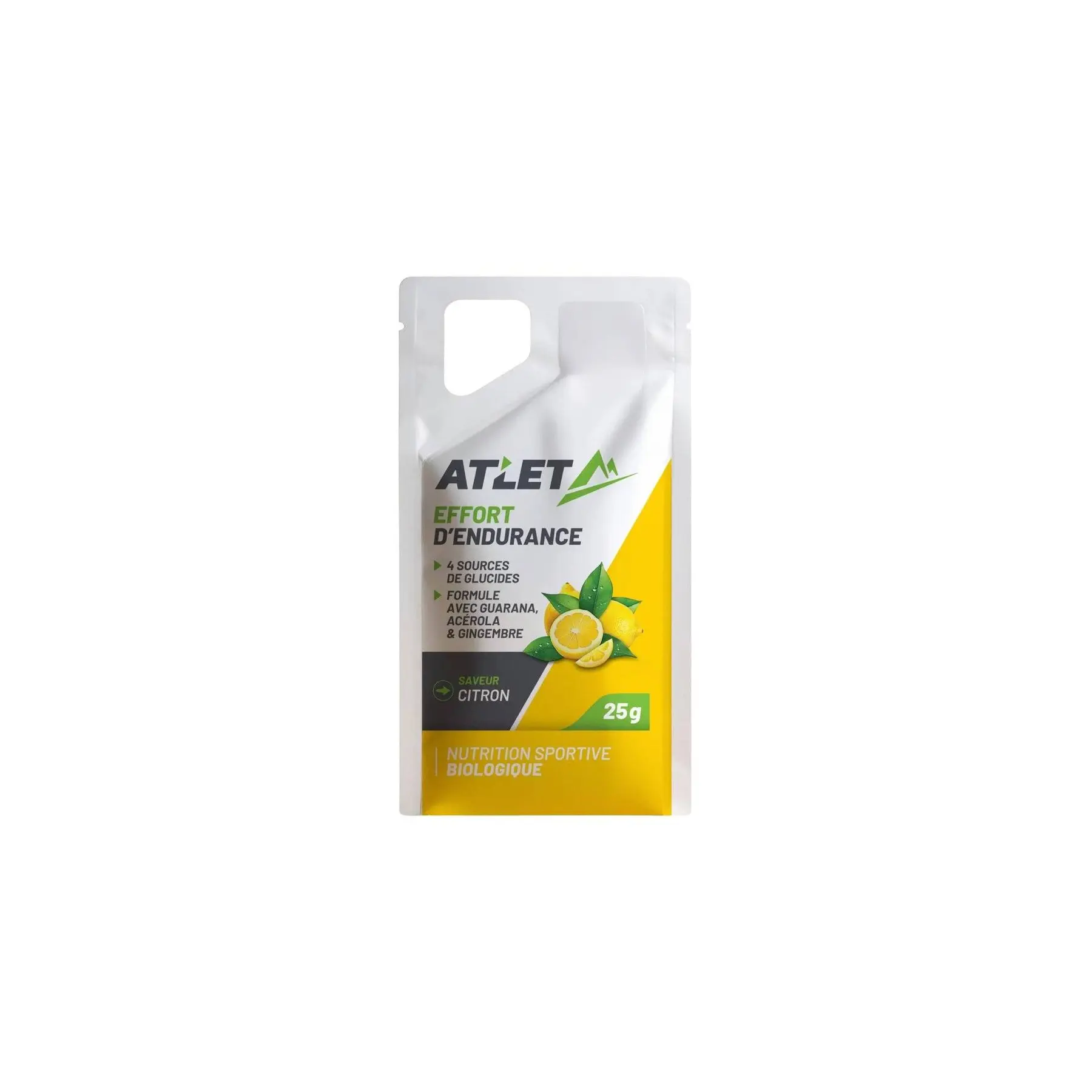 Bio Zitrone Energiegels ATLET Nutrition