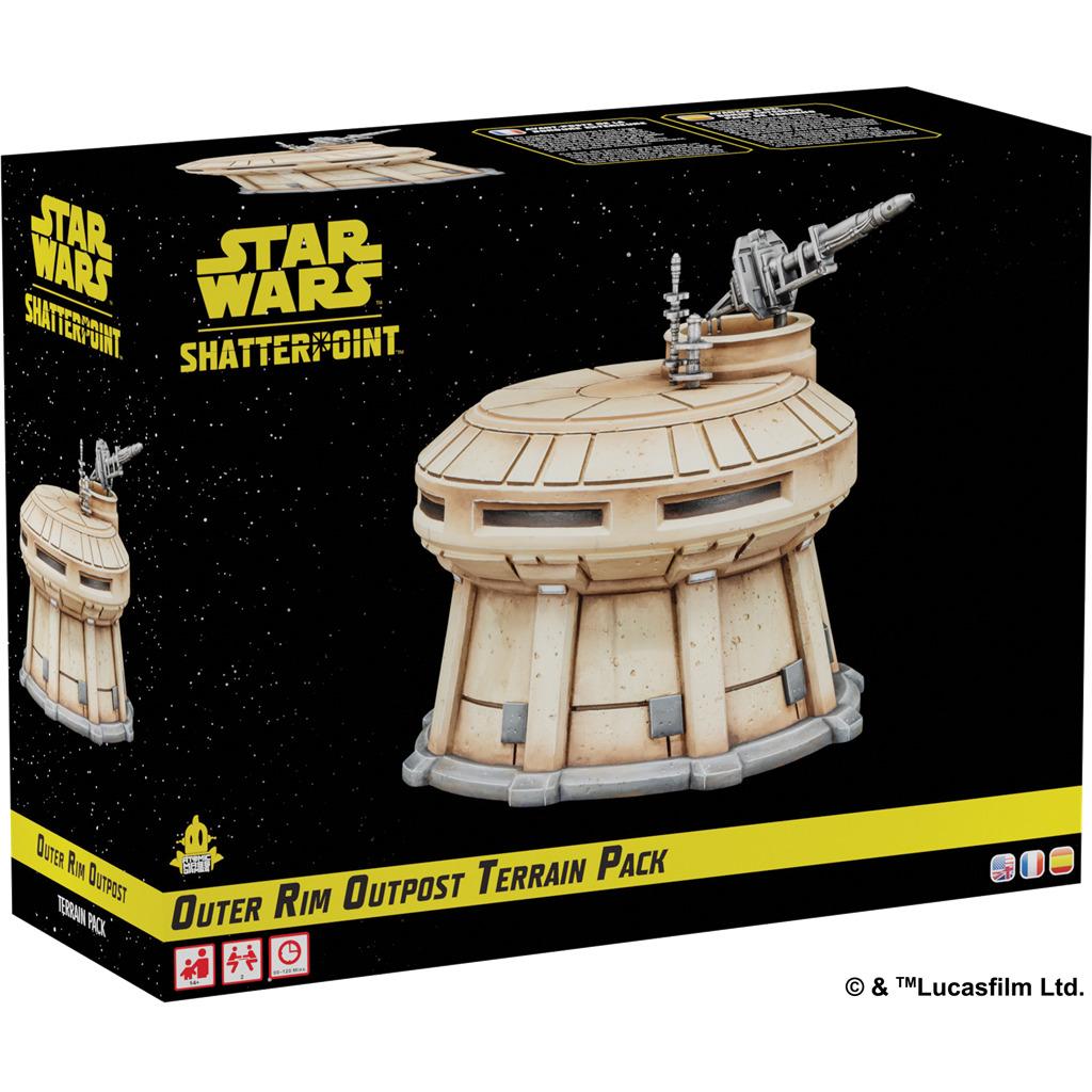 0841333132101 - Figurine Star Wars Shatterpoint Set De Terrain Outer Rim Outpost