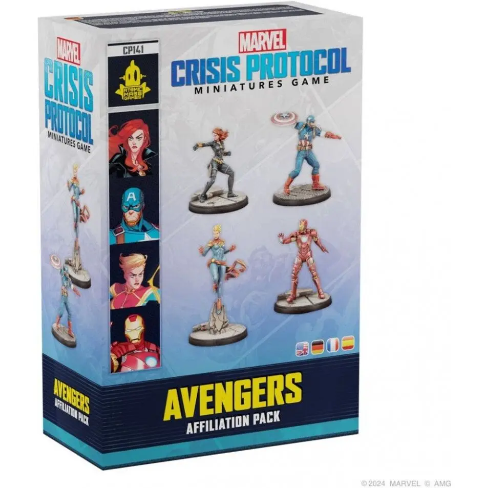 0841333122645 - Figurine Marvel Crisis Protocol  Avengers Affiliation Pack