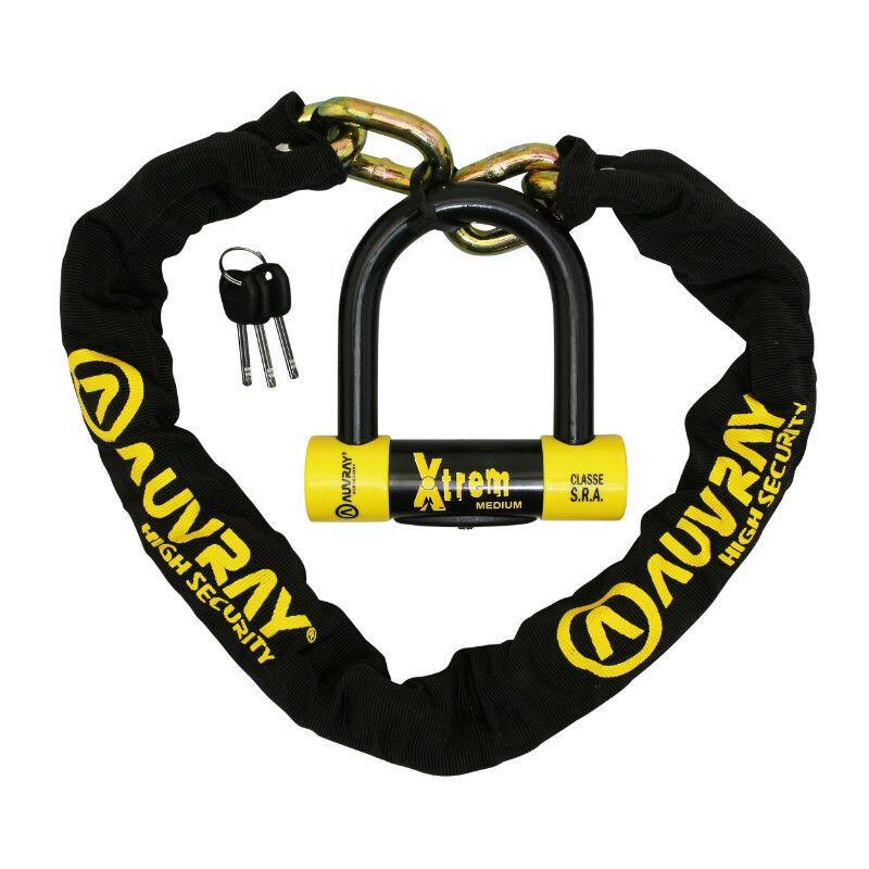 Velo Store - UK Chain lock with link Auvray Xtrem | Extra 10% off with Subscription, Postage £16.79 to UK Fedex.