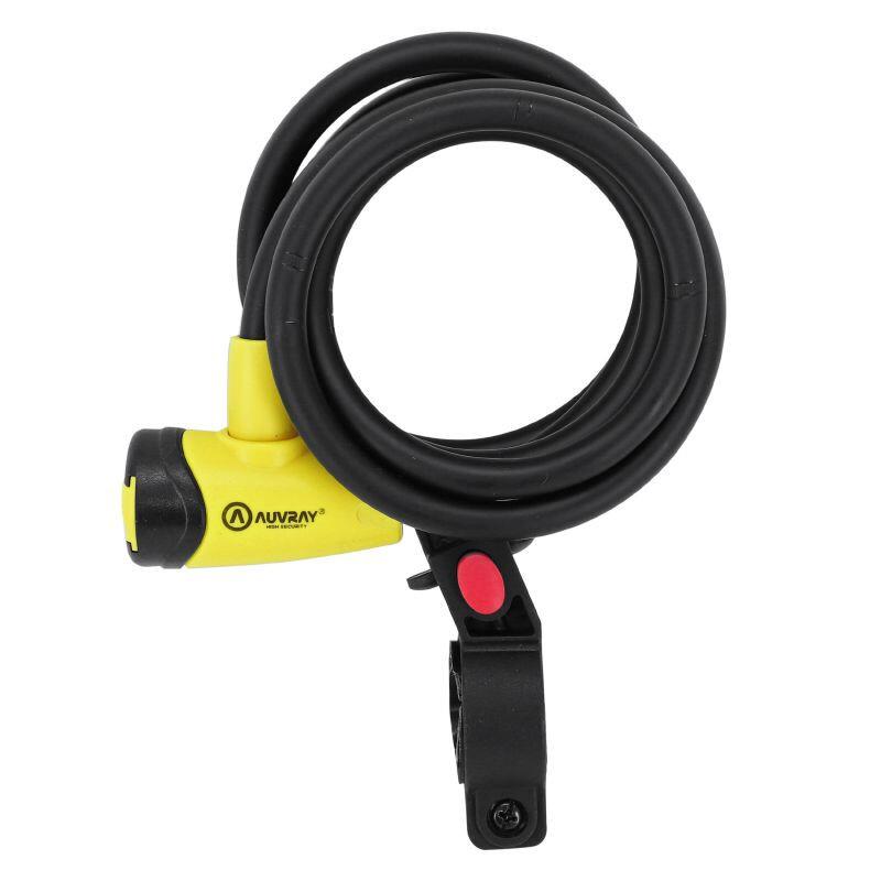 Velo Store - UK Spiral bike lock with key and holder Auvray | Extra 10% off with Subscription, Postage £16.79 to UK Fedex.
