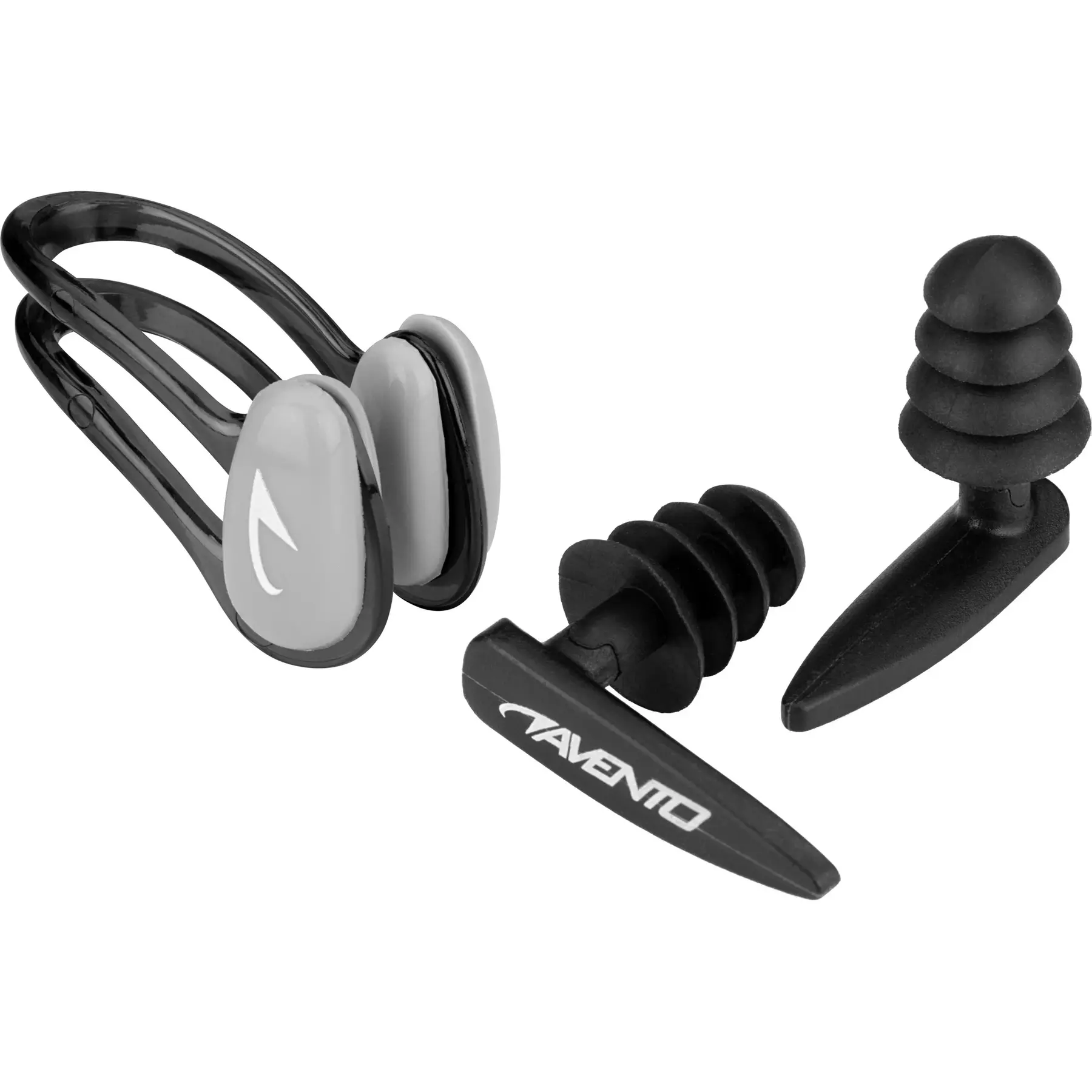 Avento Unisex Noir Pince-Nez And Swimming Earplugs